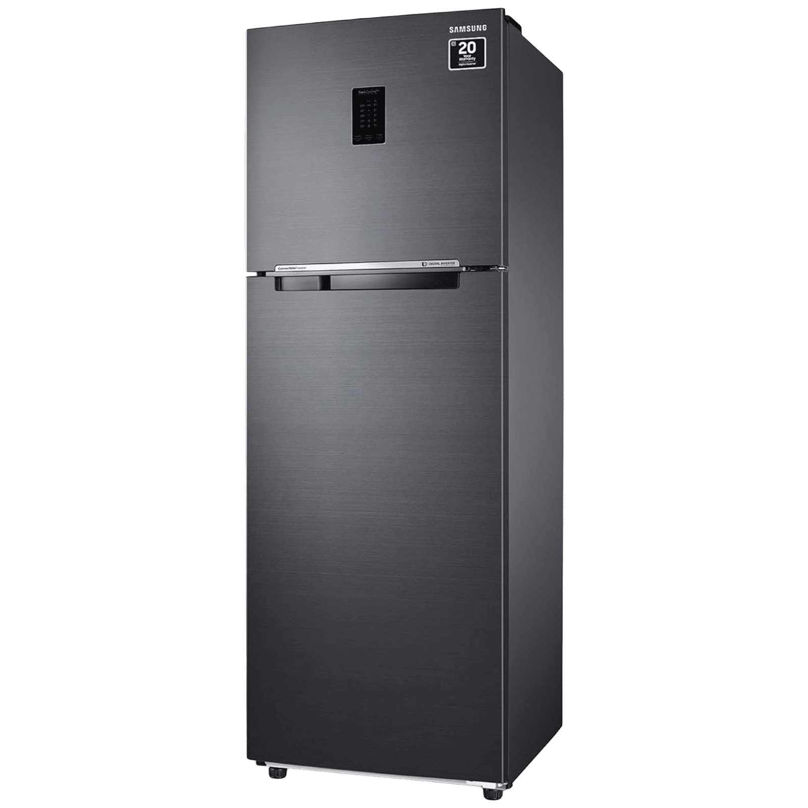 SAMSUNG 385 Litres 2 Star Frost Free Double Door Convertible Refrigerator with Twin Cooling Plus Technology (RT42C5532BXHL, Luxe Black)_4
