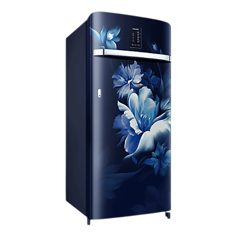 SAMSUNG Digi-Touch Cool 215 Litres 3 Star Direct Cool Single Door Refrigerator with Anti Bacterial Gasket (RR23D2E23UZ/HL, Midnight Blossom Blue)_5