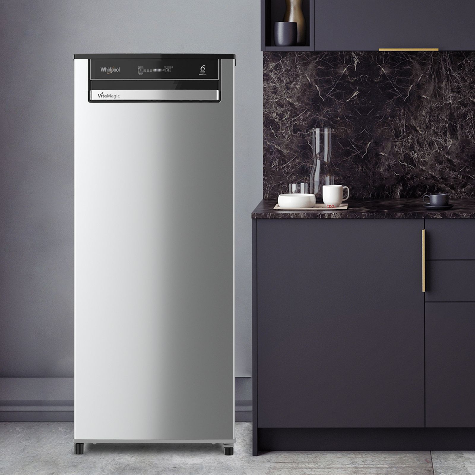 Whirlpool Vitamagic Pro 192 Litres 3 Star Direct Cool Single Door Refrigerator with Zeolite Technology (73131, Grey)_17
