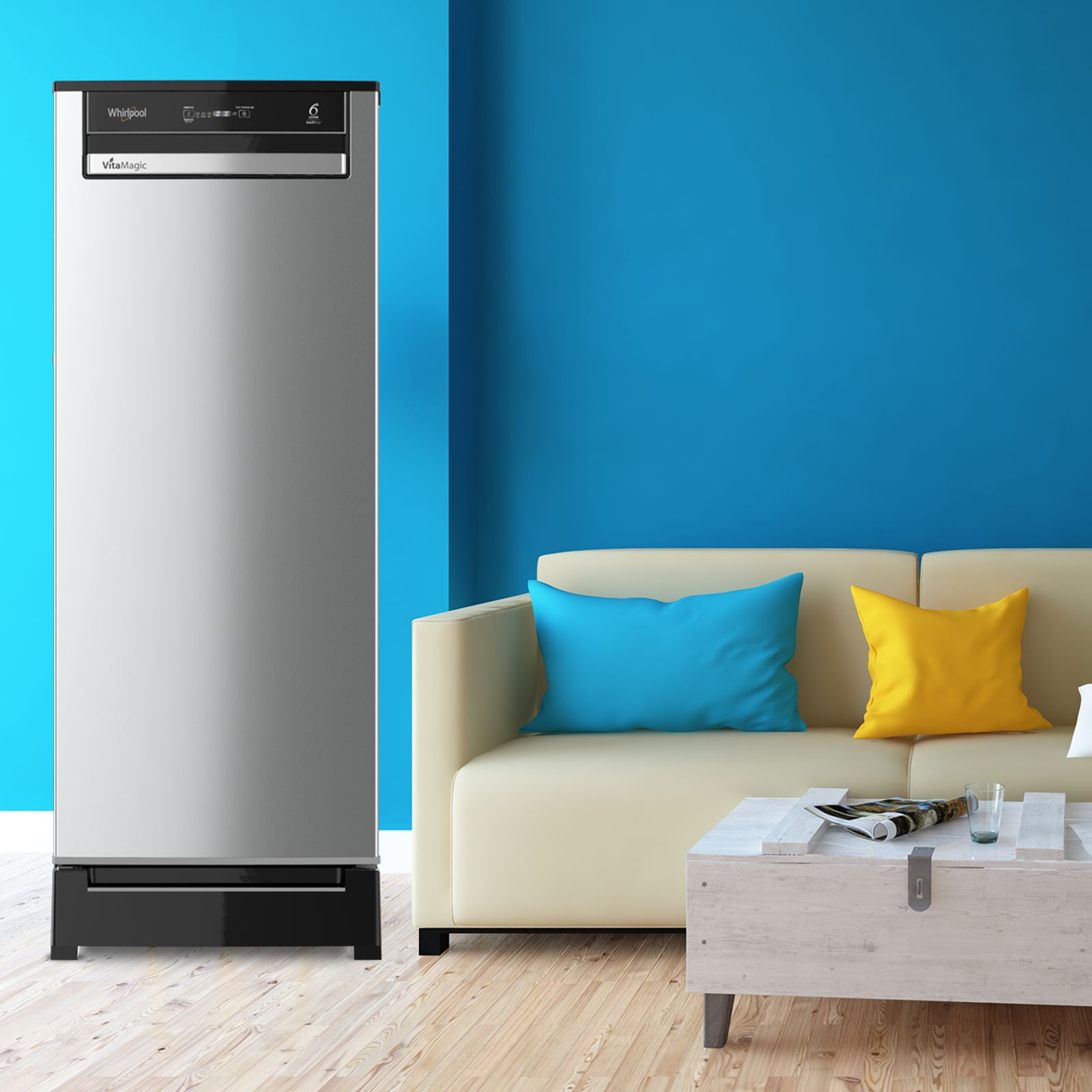 Whirlpool Vitamagic Pro 192 Litres 3 Star Direct Cool Single Door Refrigerator with Zeolite Technology (73132, Grey)_13