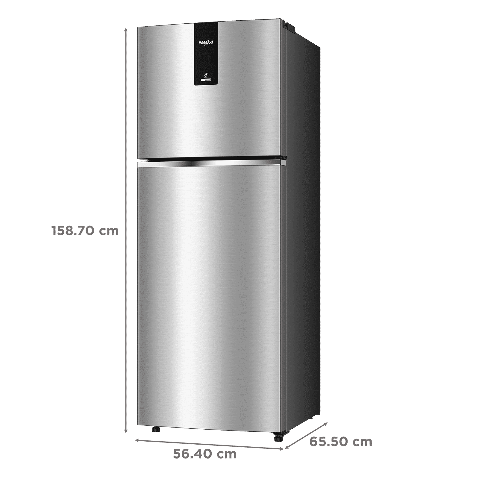 Whirlpool Neofresh 235 Litres 2 Star Frost Free Double Door Refrigerator with Microblock Technology (22099, Grey)_3