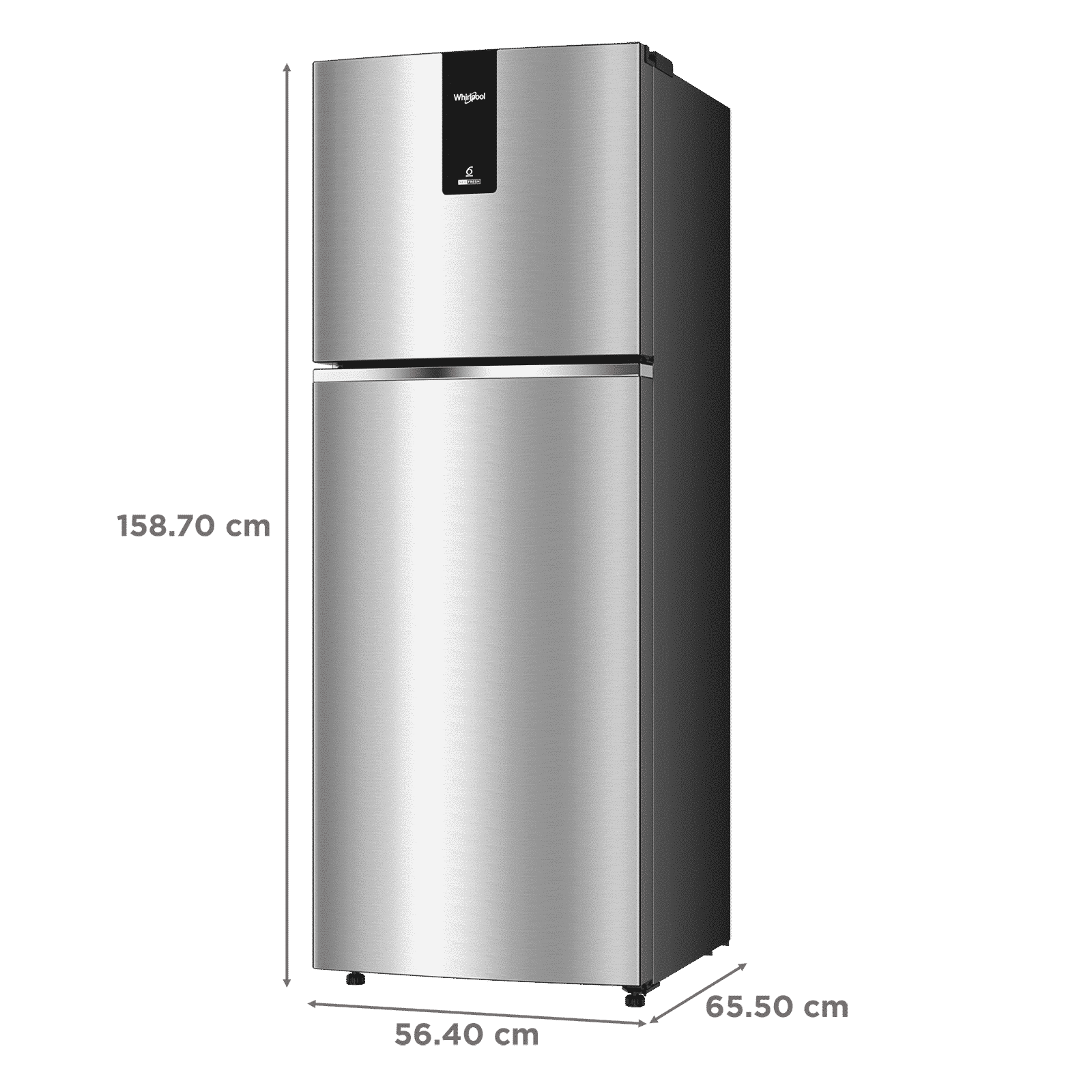 Whirlpool Neofresh 235 Litres 2 Star Frost Free Double Door Refrigerator with Microblock Technology (22099, Grey)_3