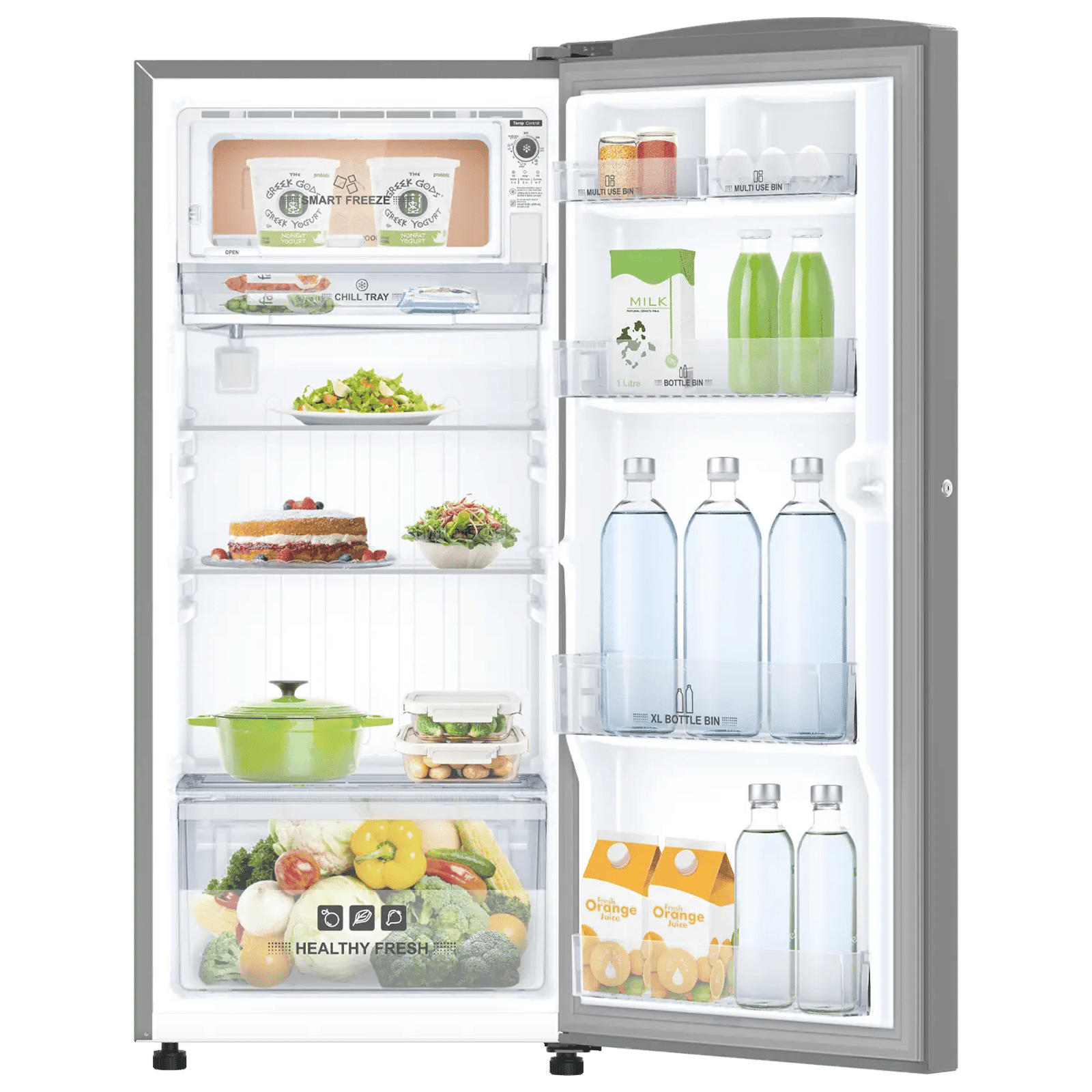 IFB Metal - Cool 187 Litres 3 Star Direct Cool Single Door Refrigerator with Anti Bacterial Gasket (IFBDC-2133FAS, Grey Steel) IFB Metal - Cool 187 Litres 3 Star Direct Cool Single Door Refrigerator with Anti Bacterial Gasket (IFBDC-2133FAS, Grey Steel)_4