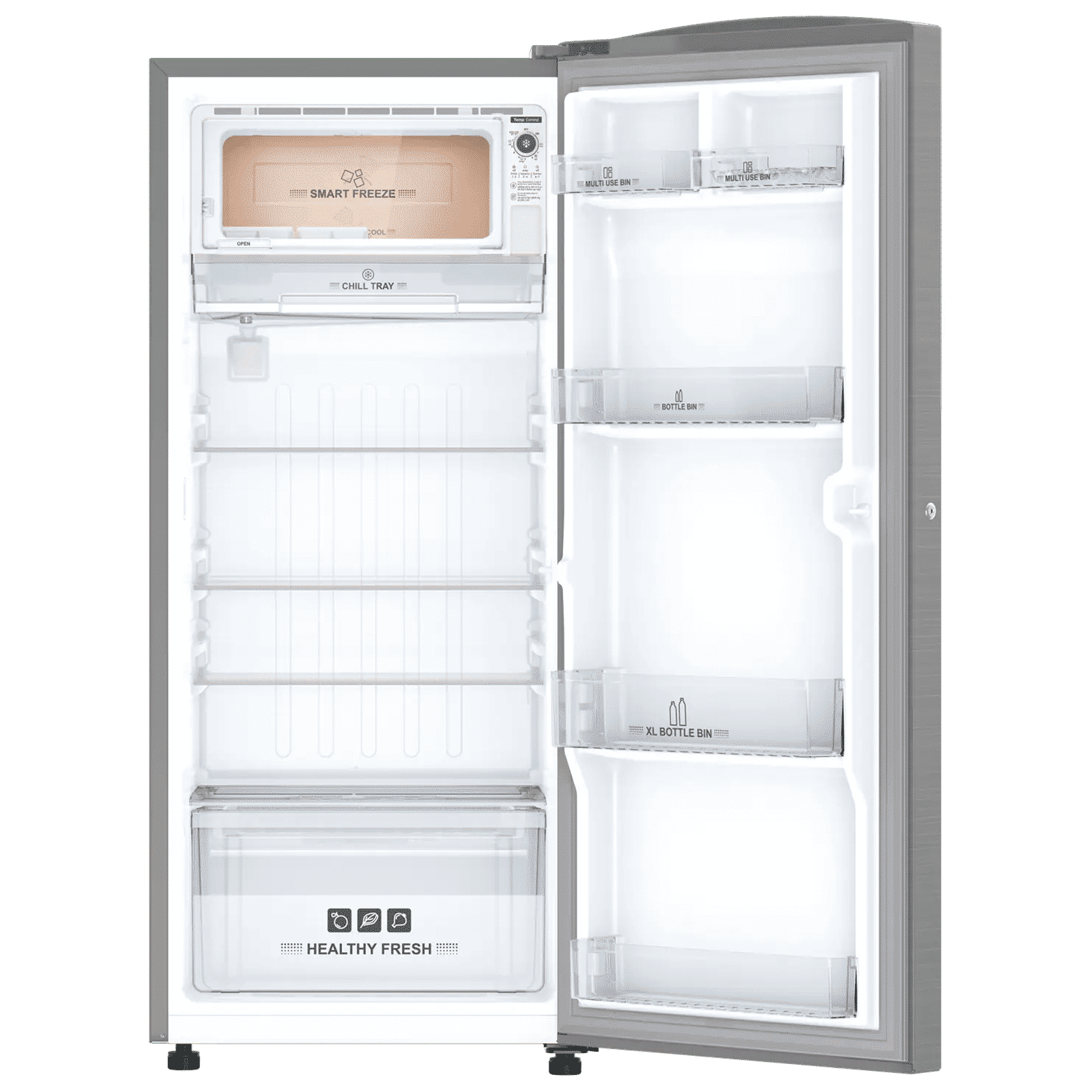 IFB Metal - Cool 197 Litres 3 Star Direct Cool Single Door Refrigerator with Anti Bacterial Gasket (IFBDC-2233FBS, Grey Steel)_6