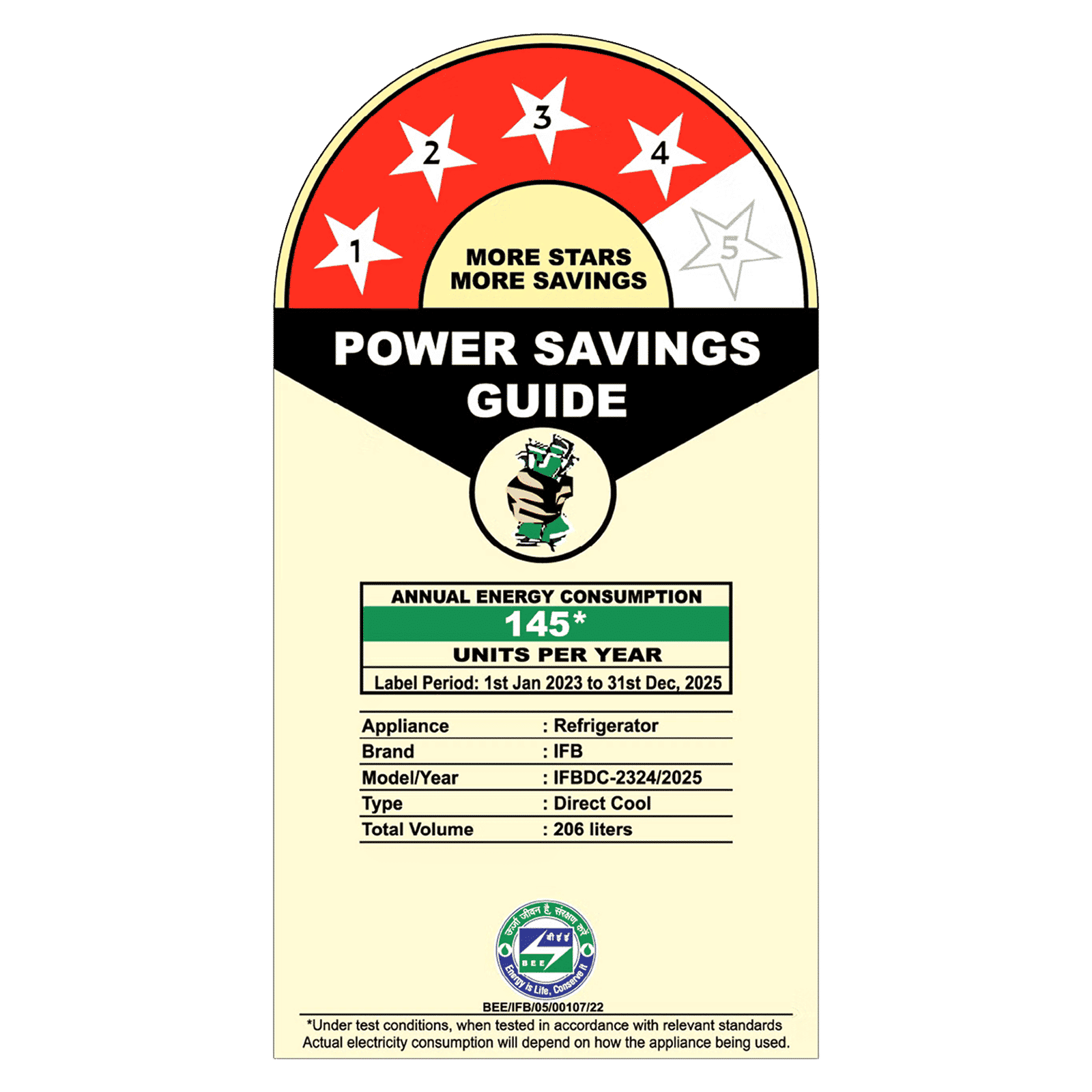 IFB Advance - Cool 206 Litres 4 Star Direct Cool Single Door Refrigerator with Anti Bacterial Gasket (IFBDC-2324IGS, Grey Steel)_4