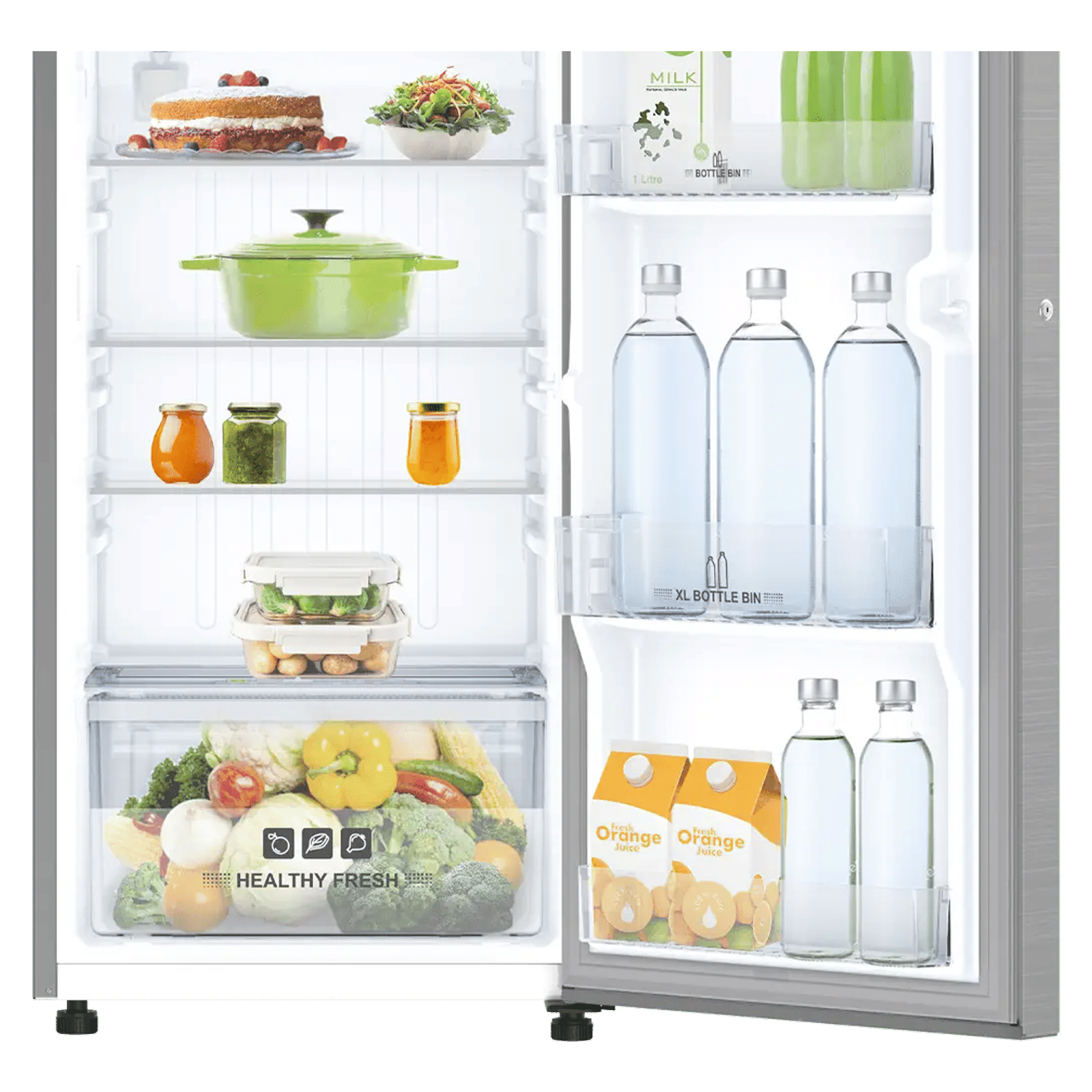 IFB Advance - Cool 206 Litres 4 Star Direct Cool Single Door Refrigerator with Anti Bacterial Gasket (IFBDC-2324IGS, Grey Steel) IFB Advance - Cool 206 Litres 4 Star Direct Cool Single Door Refrigerator with Anti Bacterial Gasket (IFBDC-2324IGS, Grey Steel)_7