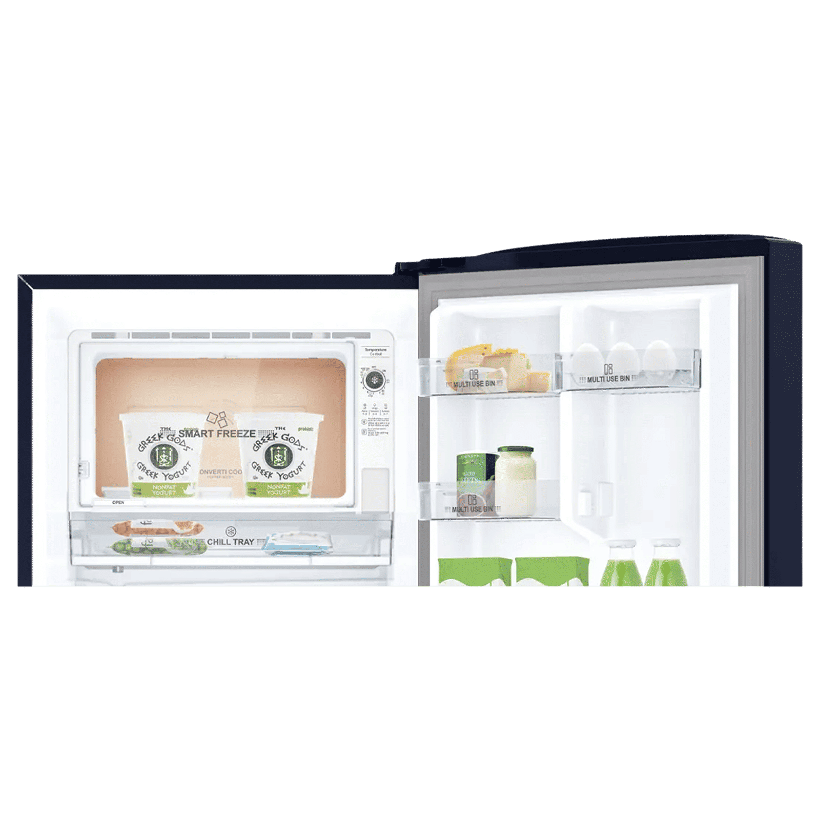 IFB Metal - Cool 222 Litres 3 Star Direct Cool Single Door Refrigerator with Anti Bacterial Gasket (IFBDC-2483FBH, Blue Flower)_7