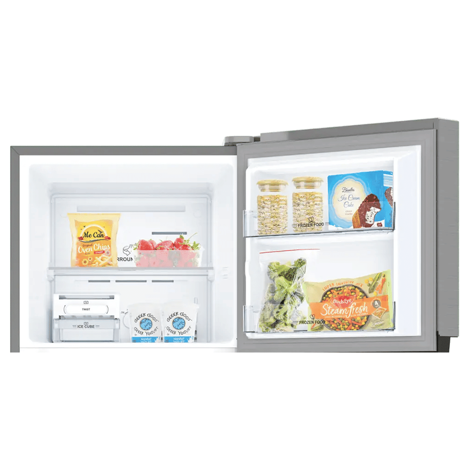 IFB Surround-Cool 243 Litres 2 Star Frost Free Double Door Refrigerator with Anti-Bacterial Gasket (IFBFF-2902FBS, Grey Steel)_7