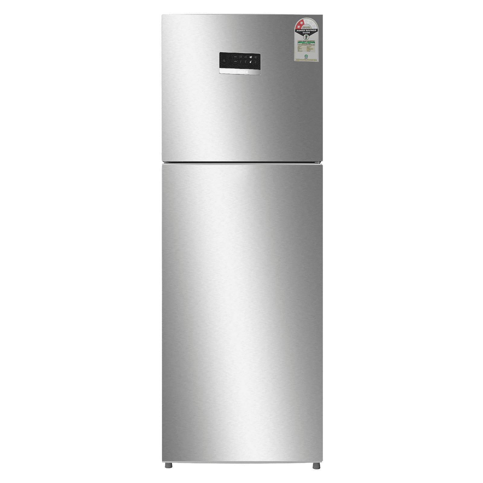 BOSCH Series 4 334 Litres 2 Star Frost Free Double Door Convertible Refrigerator with VarioInverter Compressor (CTC35S02NI, Shiney Silver)_1