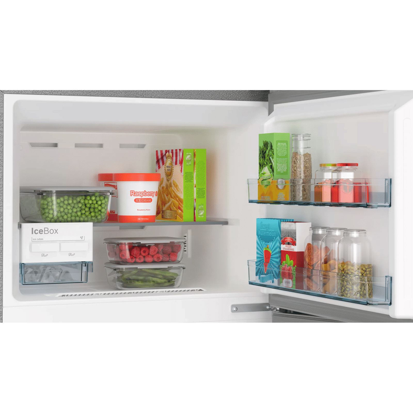 BOSCH Series 4 334 Litres 2 Star Frost Free Double Door Convertible Refrigerator with VarioInverter Compressor (CTC35S02NI, Shiney Silver)_7