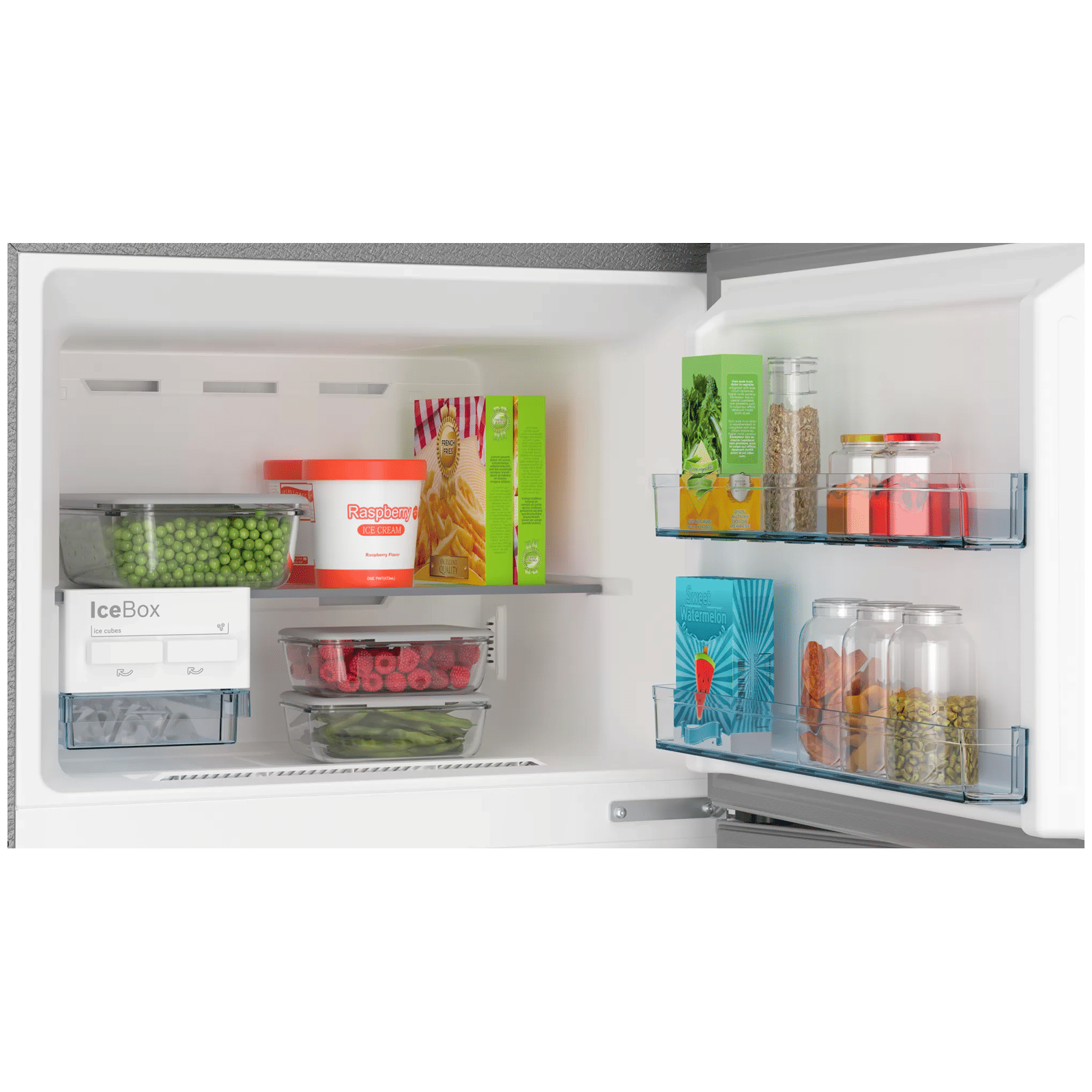 BOSCH Series 4 334 Litres 2 Star Frost Free Double Door Convertible Refrigerator with VarioInverter Compressor (CTC35S02DI, Shiney Silver)_6