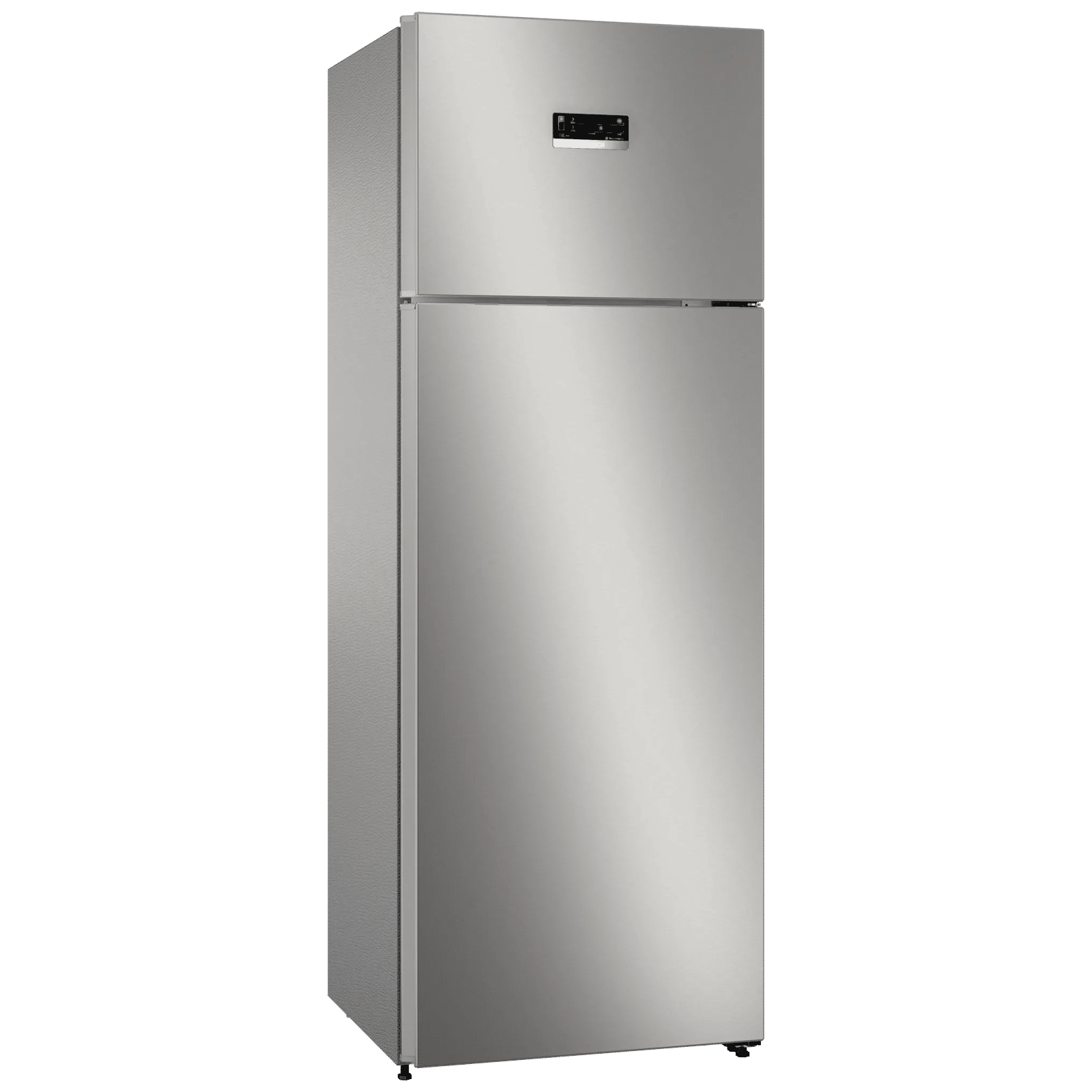 BOSCH Series 4 368 Litres 2 Star Frost Free Double Door Convertible Refrigerator with VarioInverter Compressor (CTC39S02NI, Shiney Silver)_1
