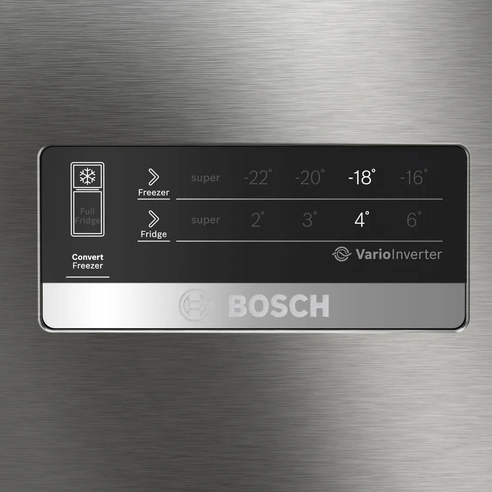 BOSCH Series 4 269 Litres 3 Star Frost Free Double Door Convertible Refrigerator with VitaFresh System (CTC29S03GI, Shiney Silver)_10