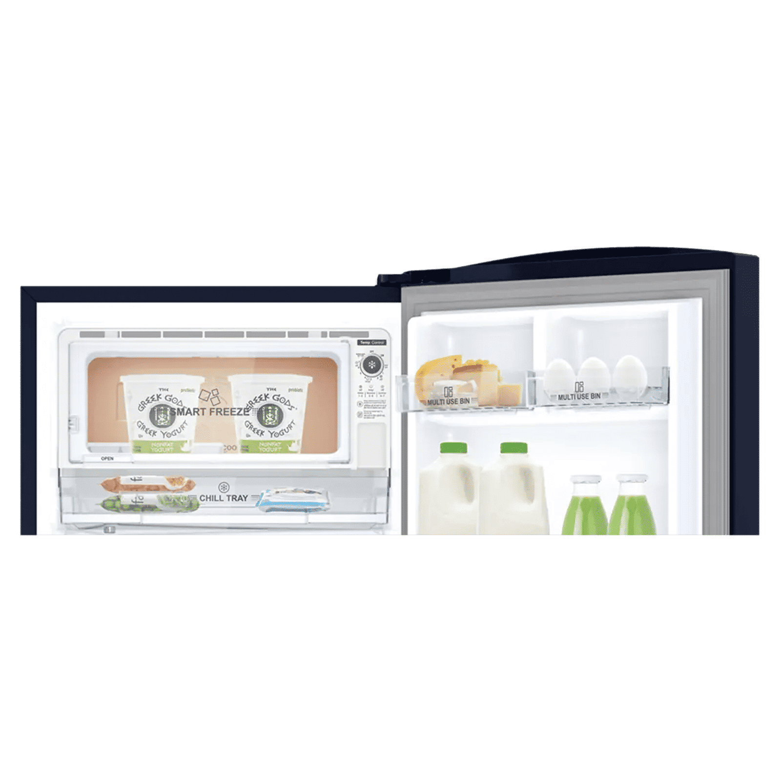 IFB Metal - Cool 197 Litres 3 Star Direct Cool Single Door Refrigerator with Anti Bacterial Gasket (IFBDC-2233FBB, Blue Flower)_7