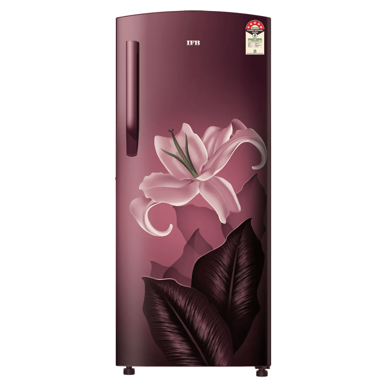IFB Advance-Cool 206 Litres 5 Star Direct Cool Single Door Refrigerator with Anti Bacterial Gasket (IFBDC-2325IRB, Midnight Bloom Red)_1