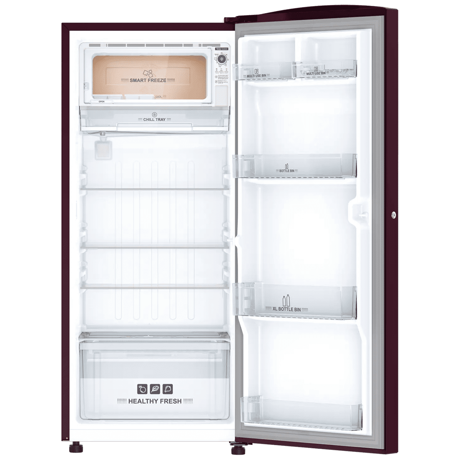 IFB Advance-Cool 206 Litres 5 Star Direct Cool Single Door Refrigerator with Anti Bacterial Gasket (IFBDC-2325IRB, Midnight Bloom Red)_10