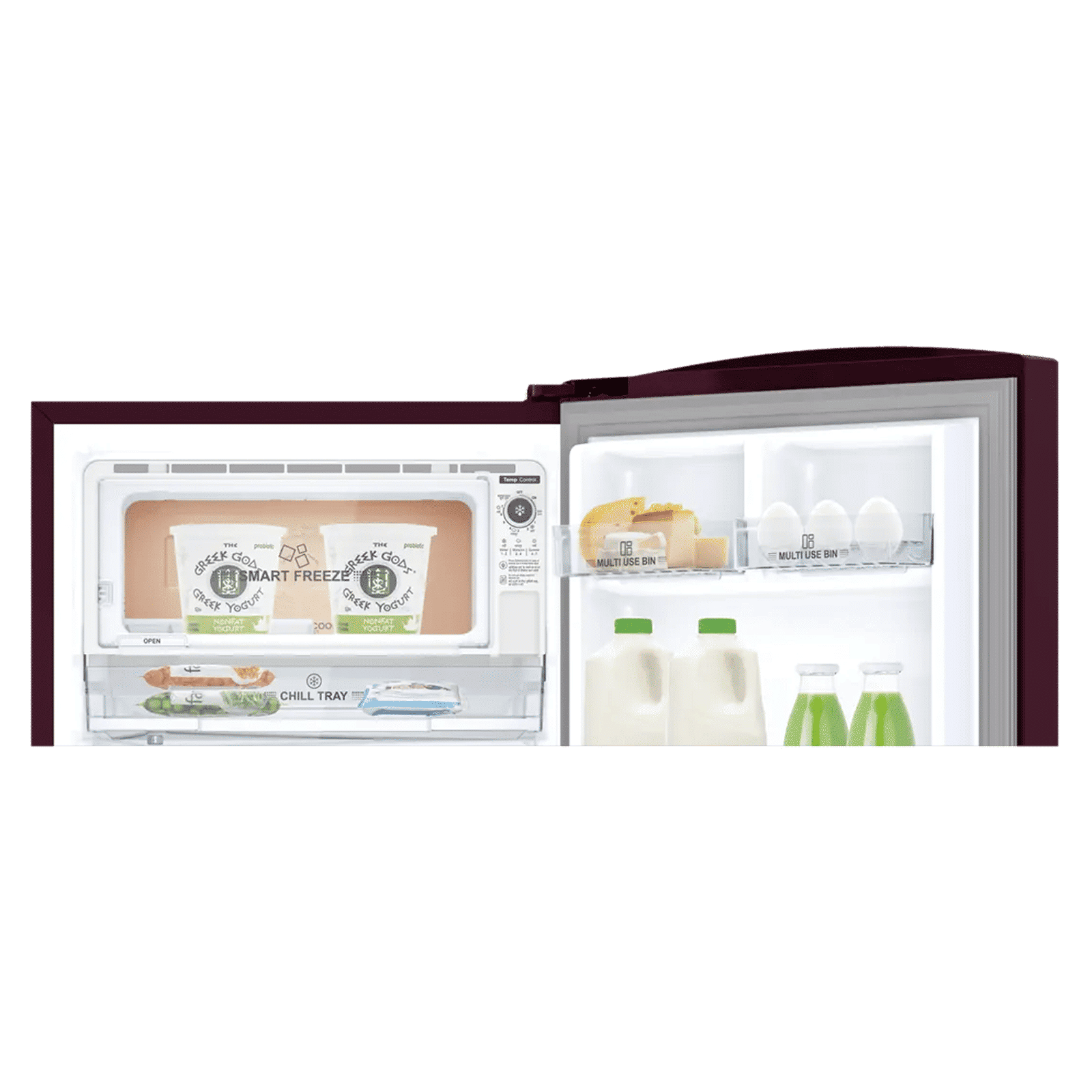 IFB Advance-Cool 206 Litres 5 Star Direct Cool Single Door Refrigerator with Anti Bacterial Gasket (IFBDC-2325IRB, Midnight Bloom Red)_6