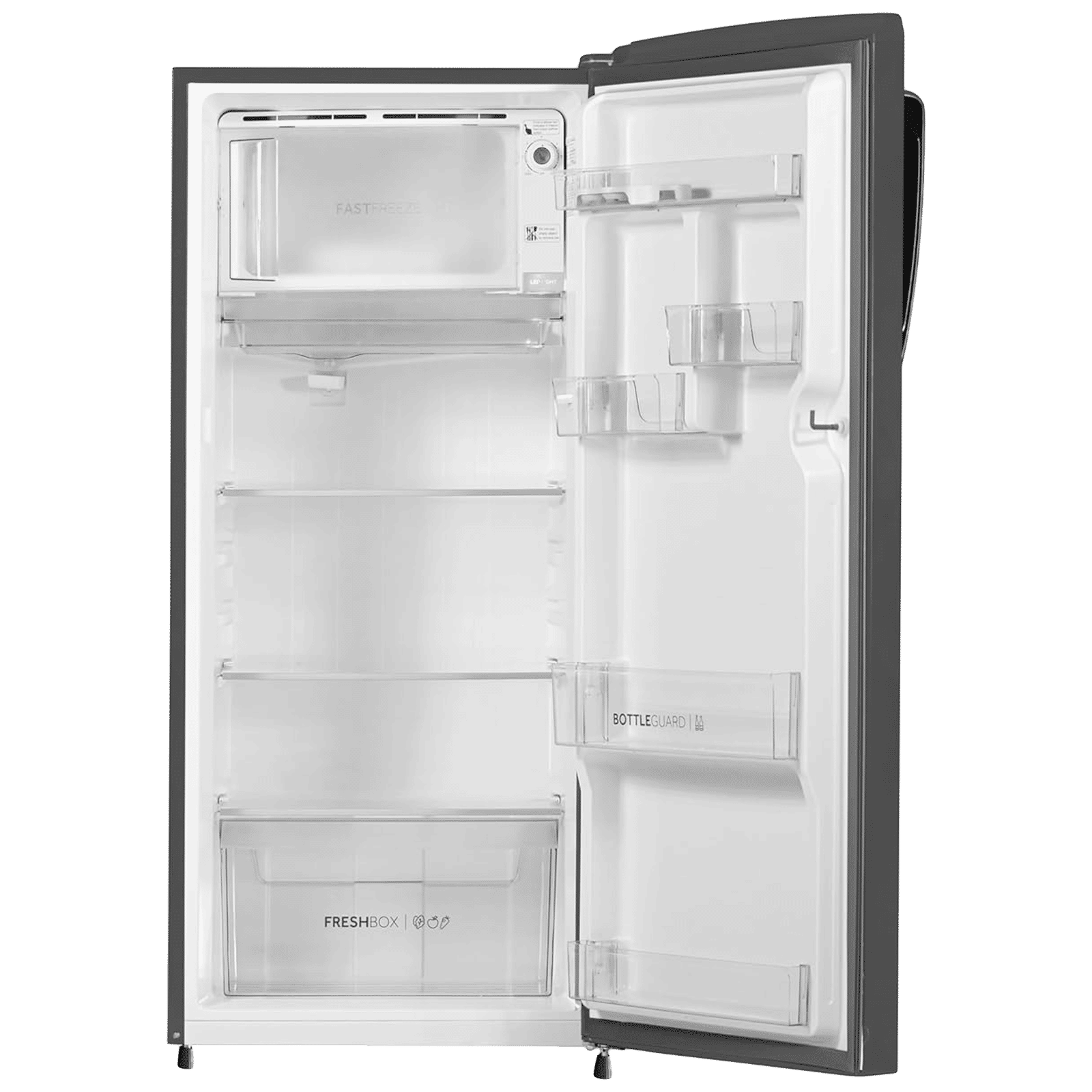 Haier 205 Litres 3 Star Direct Cool Single Door Refrigerator with Antibacterial Gasket (HED213TSN, Inox Steel)_6