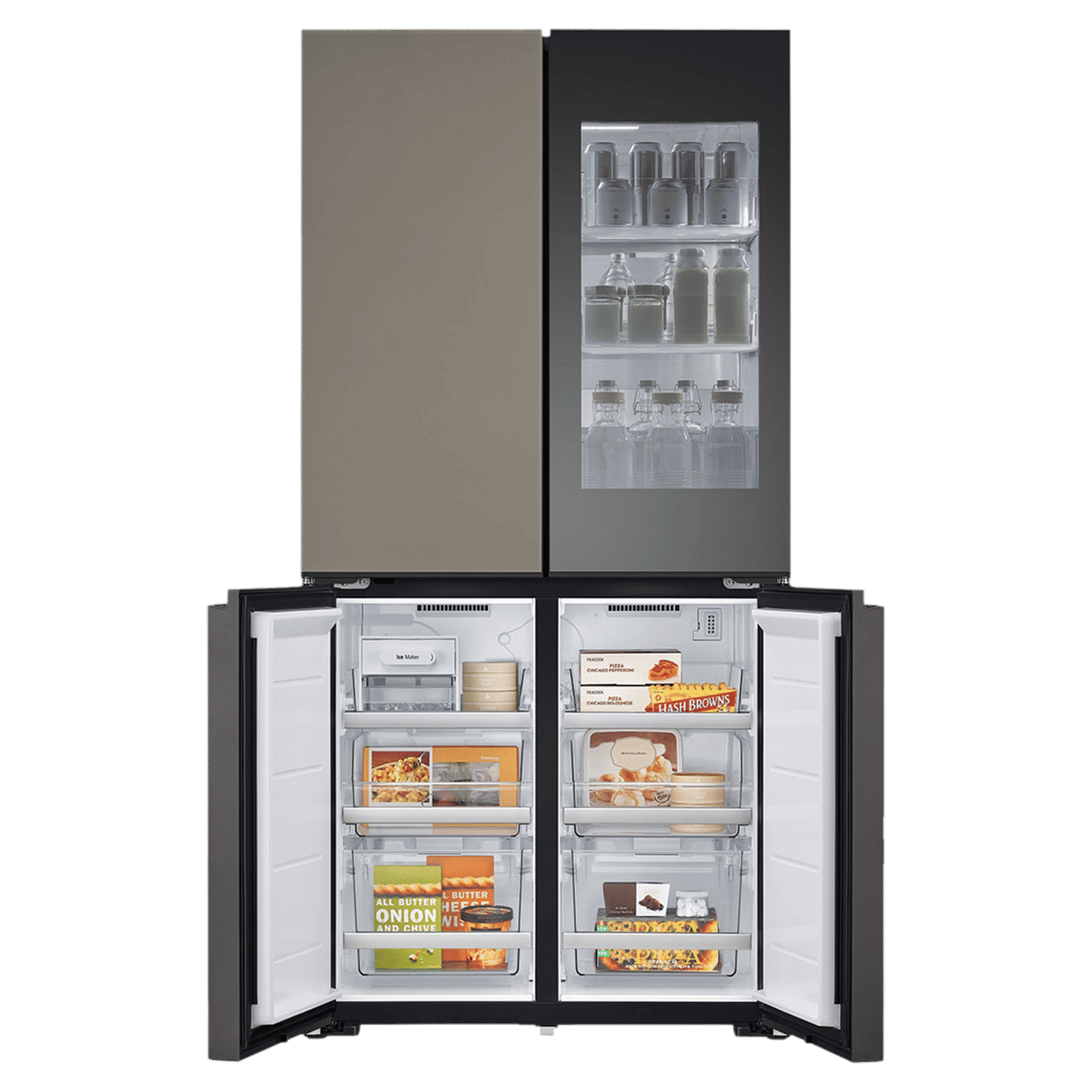 LG 617 Litres 3 Star Frost Free French Door Smart Wifi Enabled Refrigerator with Multi Air Flow (GR-A24FDMMB, Multicolour) LG 617 Litres 3 Star Frost Free French Door Smart Wifi Enabled Refrigerator with Multi Air Flow (GR-A24FDMMB, Multicolour)_12