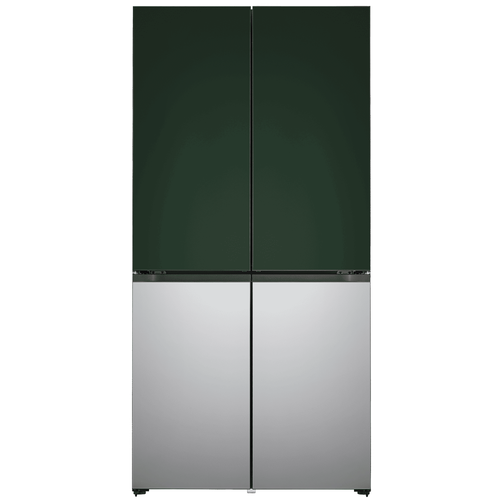LG 614 Litres 3 Star Frost Free French Door Smart Wifi Enabled Refrigerator with Multi Air Flow (GR-B24FQSJB, Green & Silver)_1