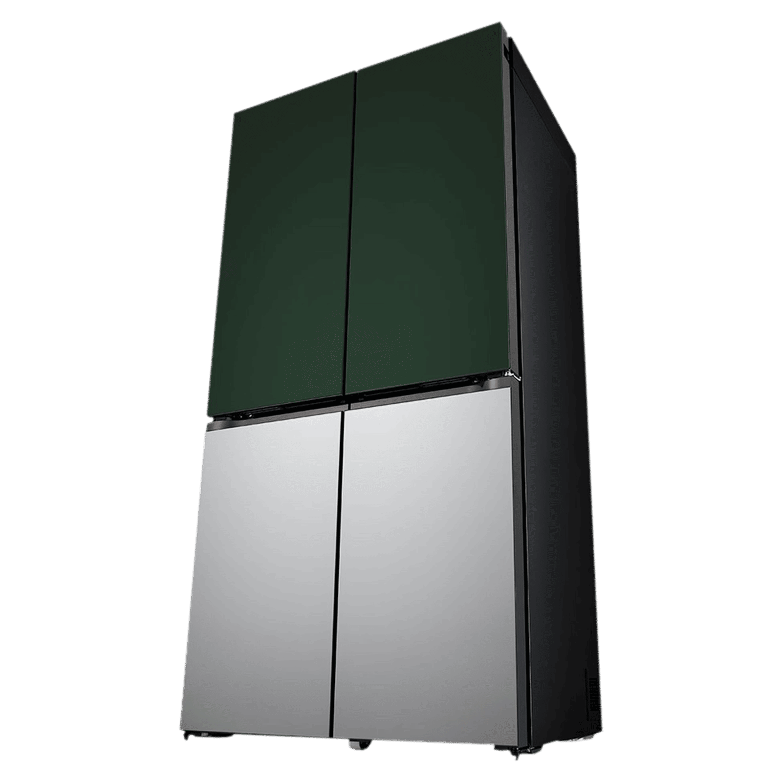 LG 614 Litres 3 Star Frost Free French Door Smart Wifi Enabled Refrigerator with Multi Air Flow (GR-B24FQSJB, Green & Silver)_8