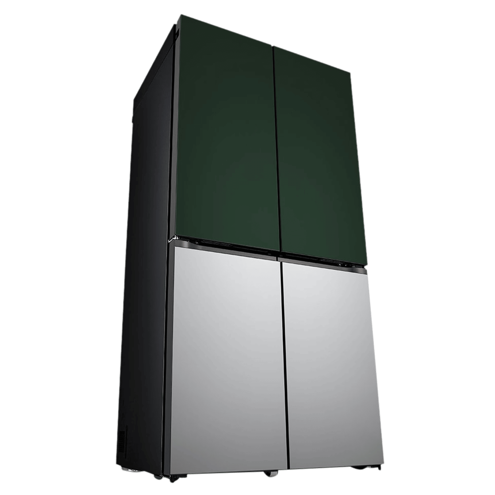 LG 614 Litres 3 Star Frost Free French Door Smart Wifi Enabled Refrigerator with Multi Air Flow (GR-B24FQSJB, Green & Silver)_9