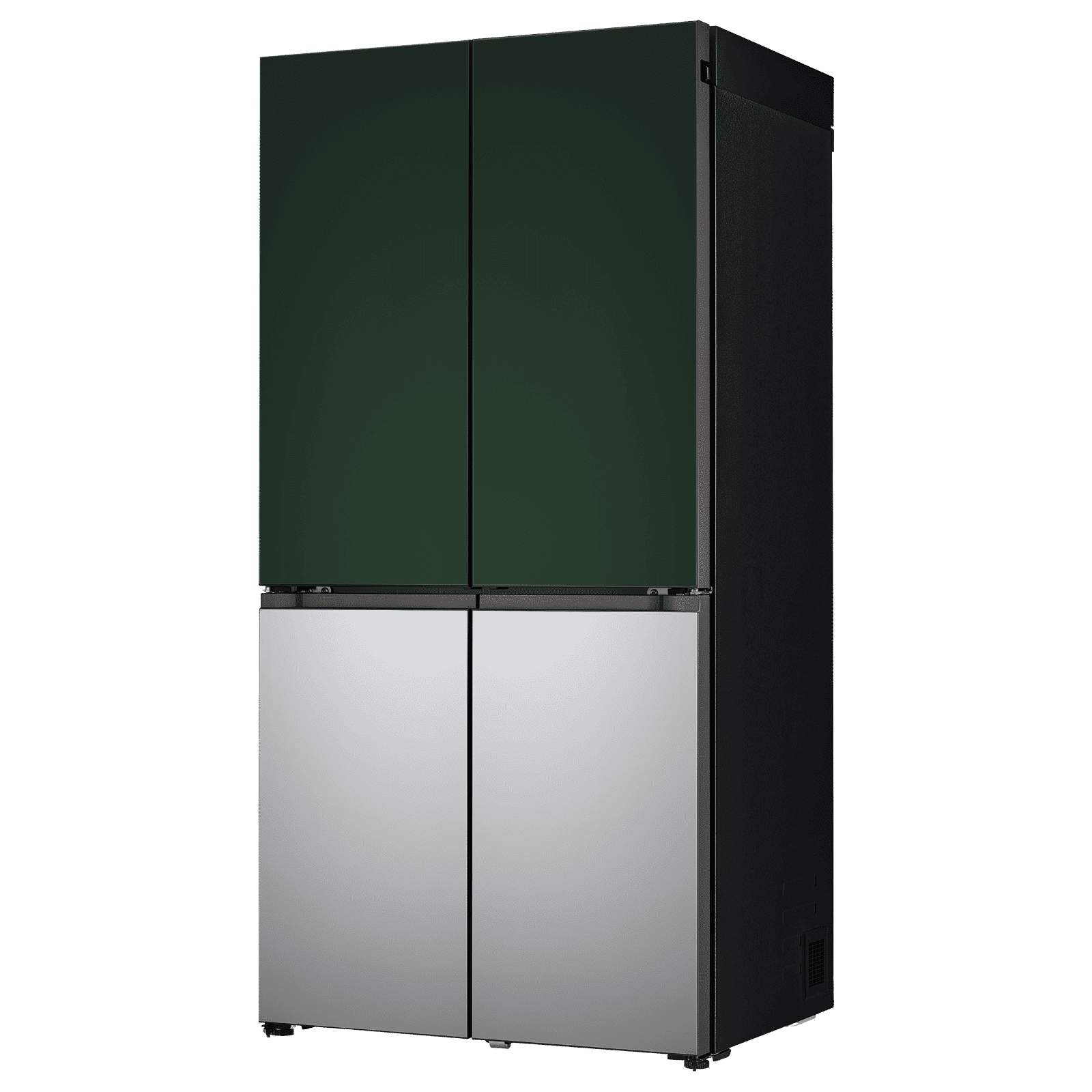 LG 614 Litres 3 Star Frost Free French Door Smart Wifi Enabled Refrigerator with Multi Air Flow (GR-B24FQSJB, Green & Silver)_4