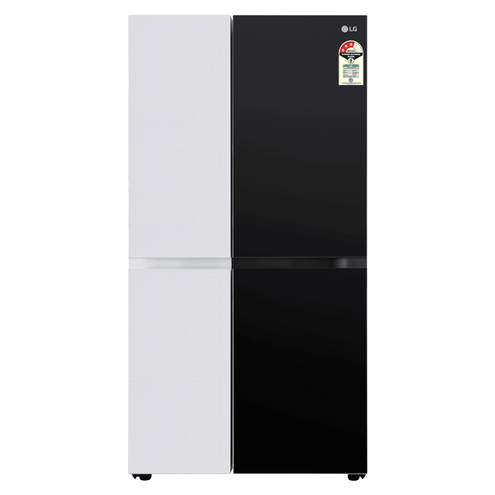 LG 650 Litres 3 Star Frost Free Side by Side Refrigerator with Anti Bacterial Gasket (GL-B257DMK3, Moon Knight)_1