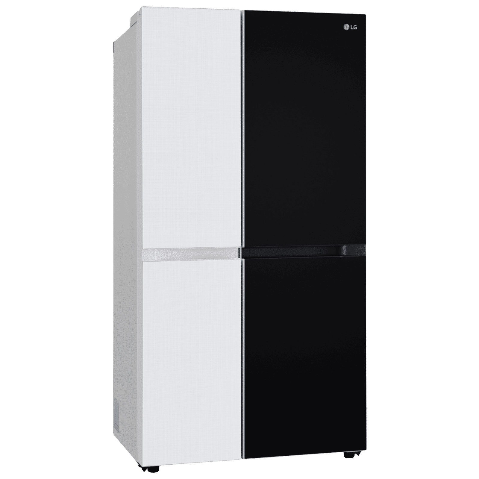 LG 650 Litres 3 Star Frost Free Side by Side Refrigerator with Anti Bacterial Gasket (GL-B257DMK3, Moon Knight)_4