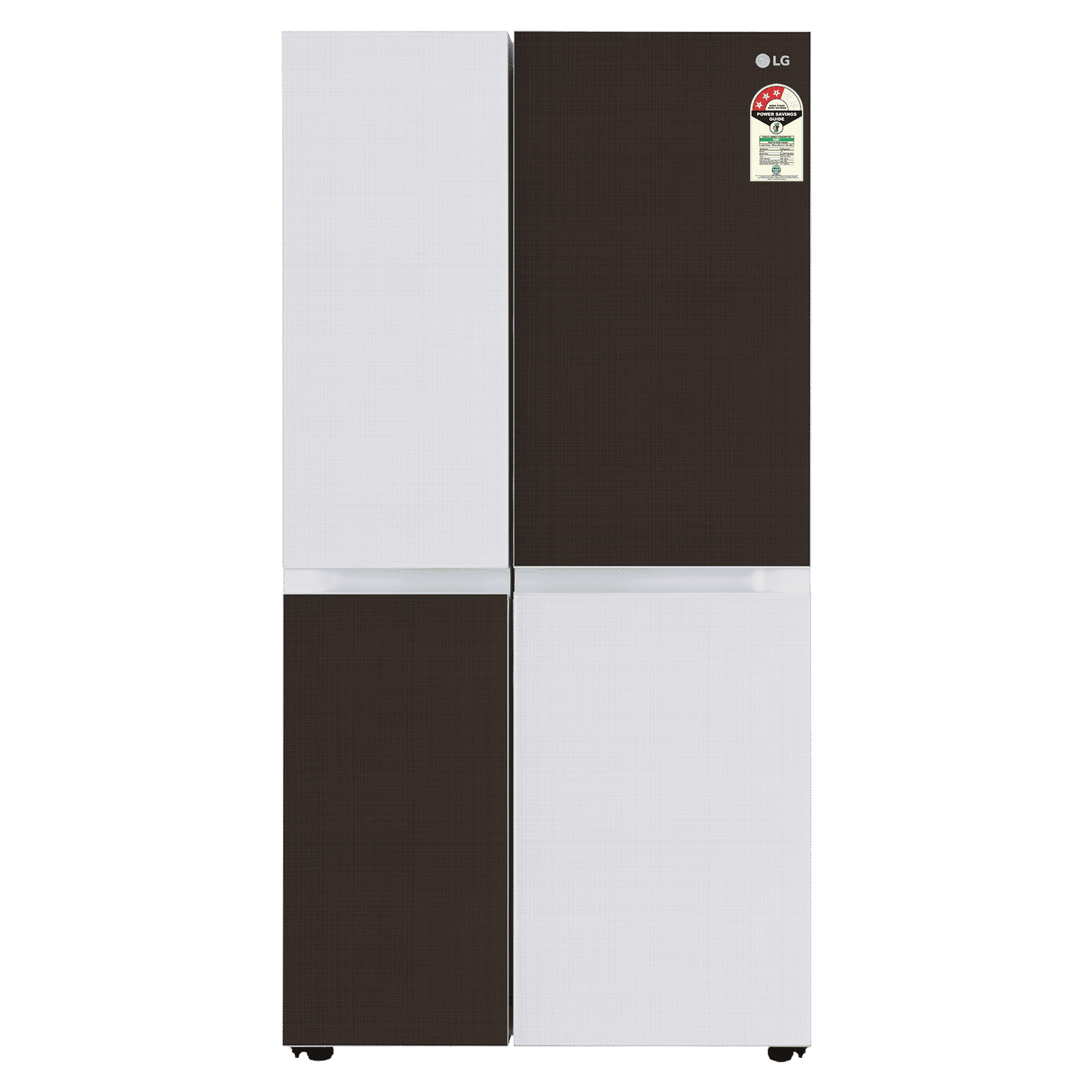 LG 650 Litres 3 Star Frost Free Side by Side Door Smart Wifi Enabled Refrigerator with Multi Air Flow (GL-B257DCM3, Check Mate) LG 650 Litres 3 Star Frost Free Side by Side Door Smart Wifi Enabled Refrigerator with Multi Air Flow (GL-B257DCM3, Check Mate)_1