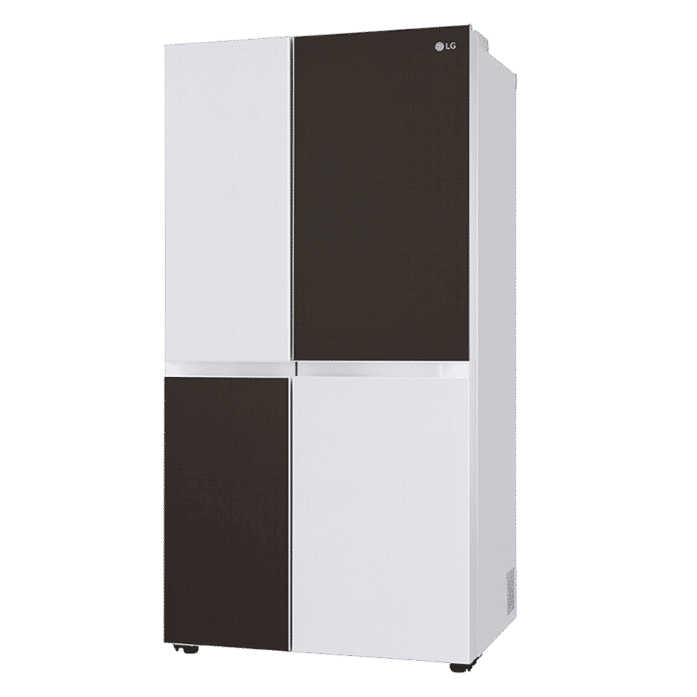 LG 650 Litres 3 Star Frost Free Side by Side Door Smart Wifi Enabled Refrigerator with Multi Air Flow (GL-B257DCM3, Check Mate) LG 650 Litres 3 Star Frost Free Side by Side Door Smart Wifi Enabled Refrigerator with Multi Air Flow (GL-B257DCM3, Check Mate)_4