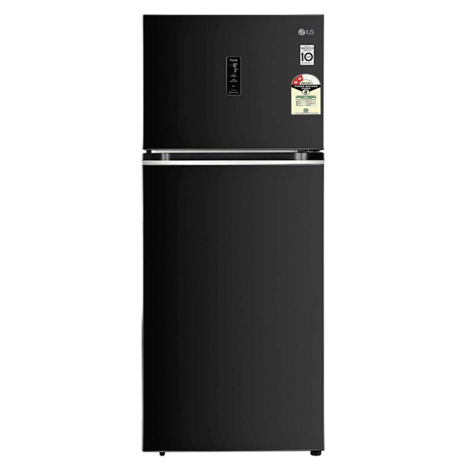 LG 466 Litres 2 Star Frost Free Double Door Smart Wifi Enabled Refrigerator with Multi Air Flow (GL-T492MESY, Ebony Sheen)_1