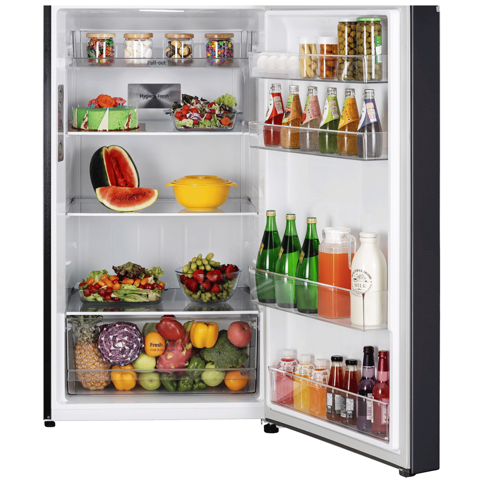 LG 466 Litres 2 Star Frost Free Double Door Smart Wifi Enabled Refrigerator with Multi Air Flow (GL-T492MESY, Ebony Sheen)_17