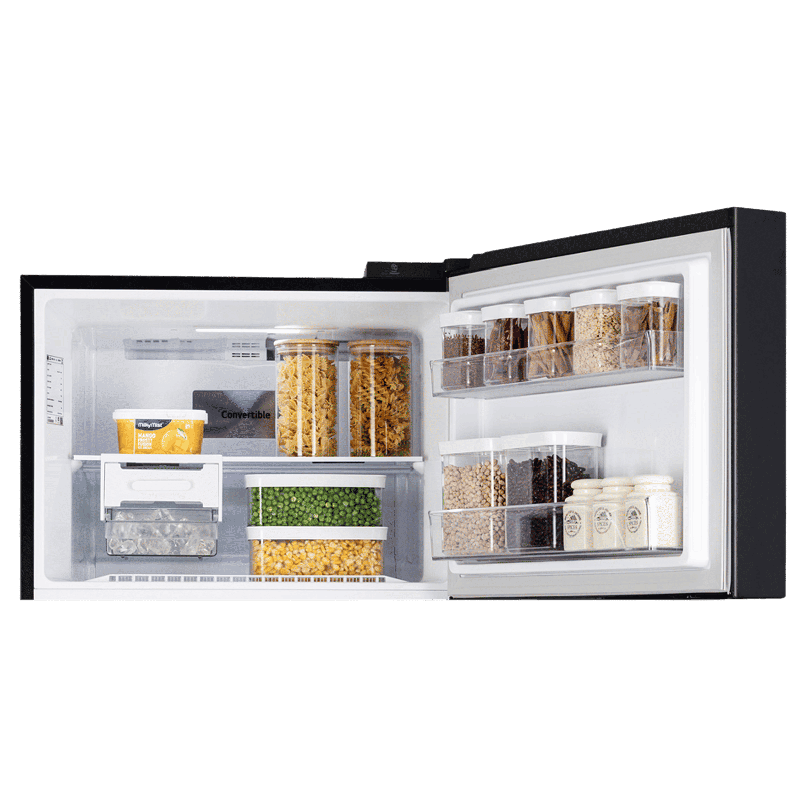 LG 466 Litres 2 Star Frost Free Double Door Smart Wifi Enabled Refrigerator with Multi Air Flow (GL-T492MESY, Ebony Sheen)_8