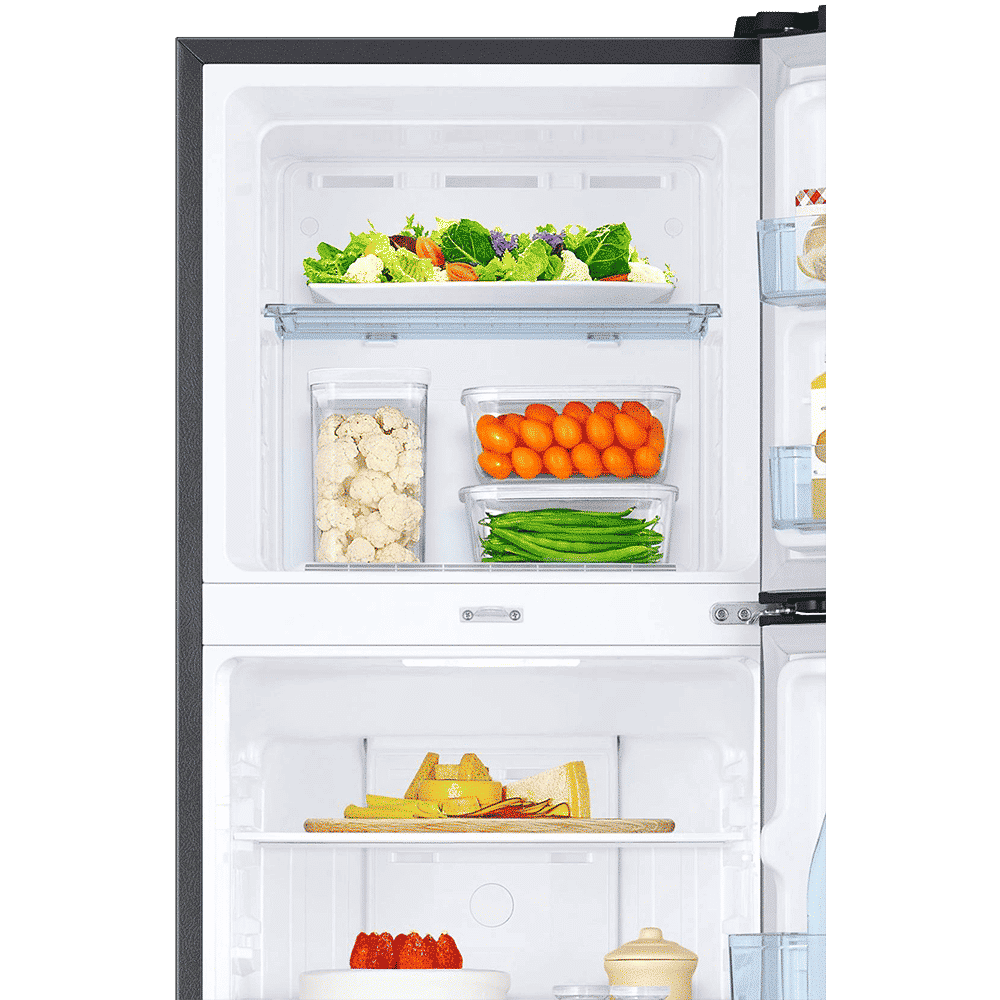 SAMSUNG 236 Litres 3 Star Frost Free Double Door Convertible Refrigerator with Anti Bacterial Gasket (RT28C3733BX/HL, Luxe Black)_10
