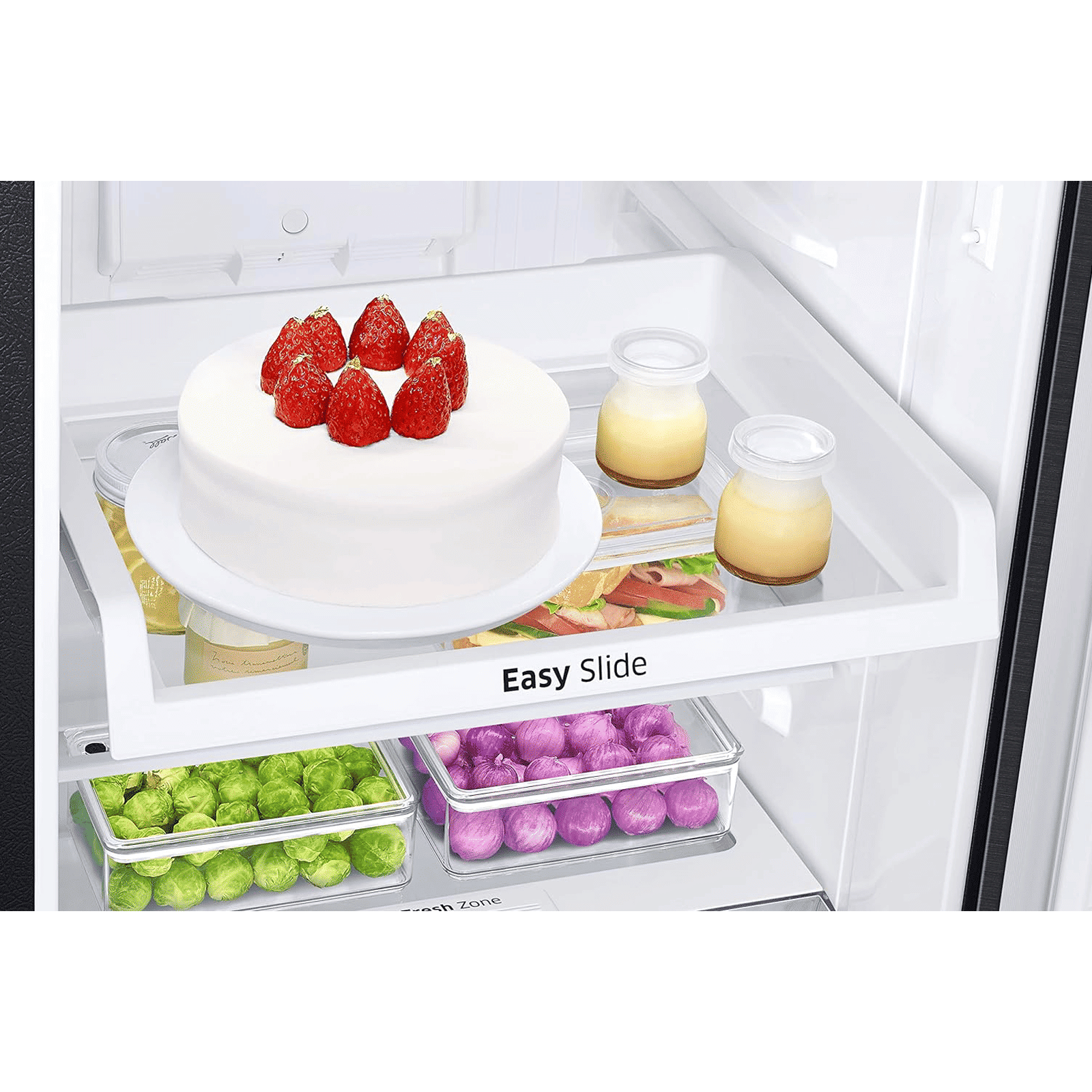 SAMSUNG 236 Litres 3 Star Frost Free Double Door Convertible Refrigerator with Anti Bacterial Gasket (RT28C3733BX/HL, Luxe Black) SAMSUNG 236 Litres 3 Star Frost Free Double Door Convertible Refrigerator with Anti Bacterial Gasket (RT28C3733BX/HL, Luxe Black)_11