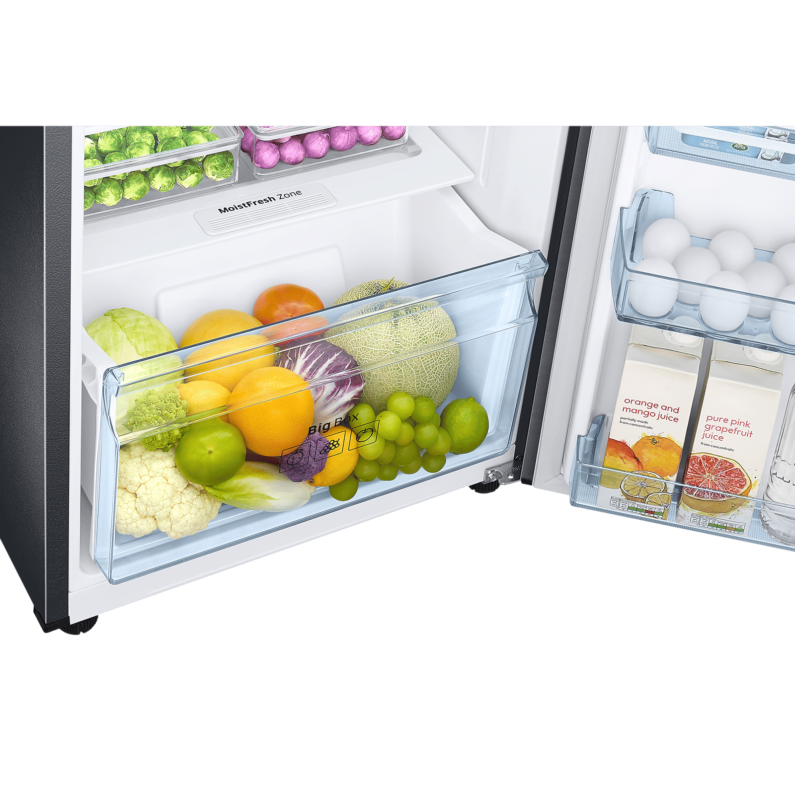 SAMSUNG 256 Litres 2 Star Frost Free Double Door Convertible Refrigerator with All-around Cooling (RT30C3732BX/HL, Luxe Brown)_10