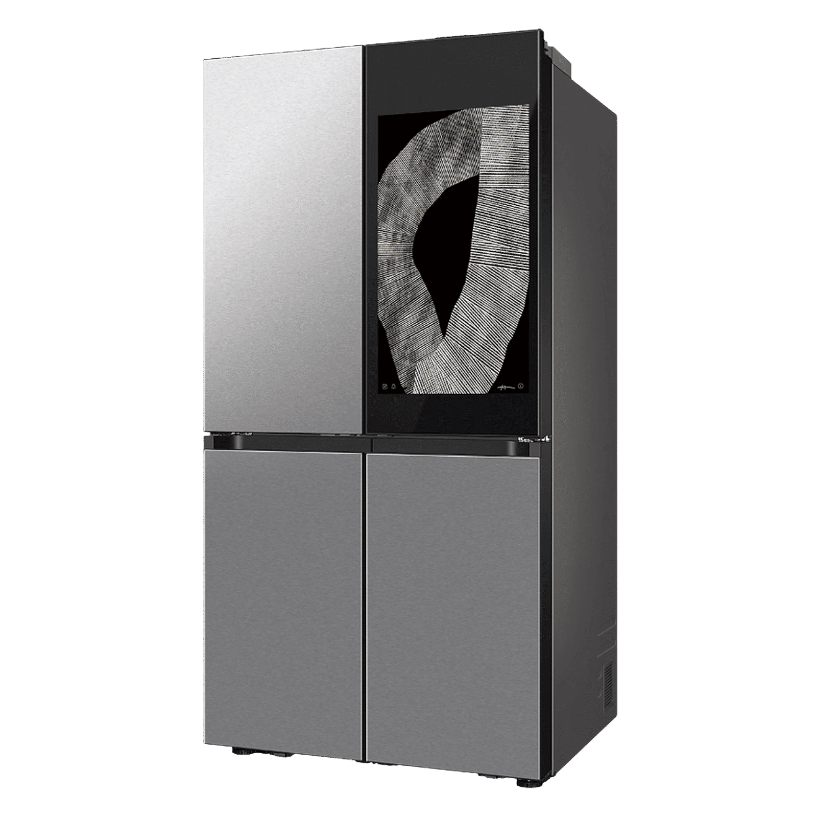 SAMSUNG 809 Litres Frost Free French Door Convertible Refrigerator with Water Dispenser (RF71DB9950QD/TL, Clean Charcoal & Stainless Steel)_8