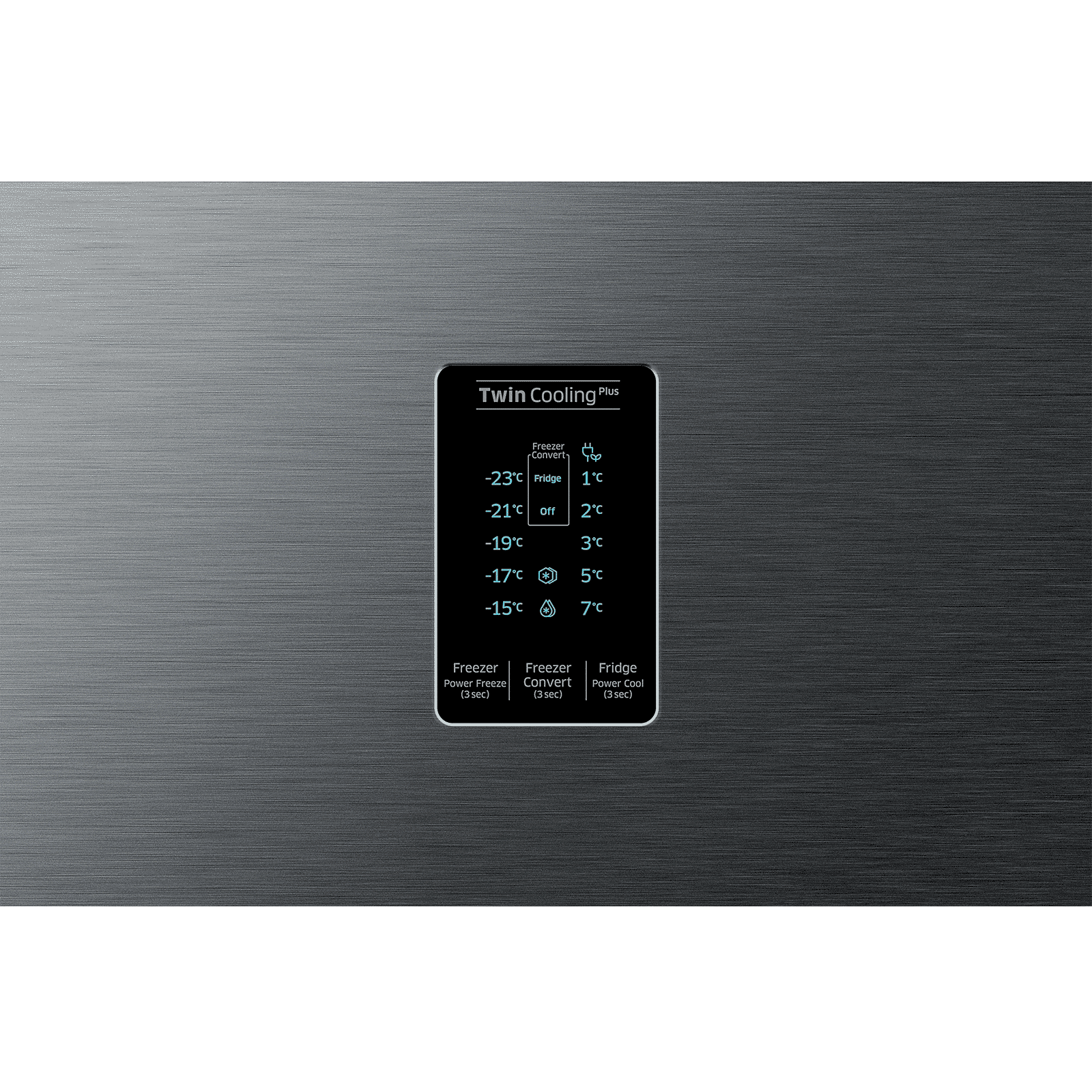 SAMSUNG 301 Litres 3 Star Frost Free Double Door Convertible Refrigerator with Twin Cooling Plus Technology (RT34C4523BX/HL, Luxe Black) SAMSUNG 301 Litres 3 Star Frost Free Double Door Convertible Refrigerator with Twin Cooling Plus Technology (RT34C4523BX/HL, Luxe Black)_9