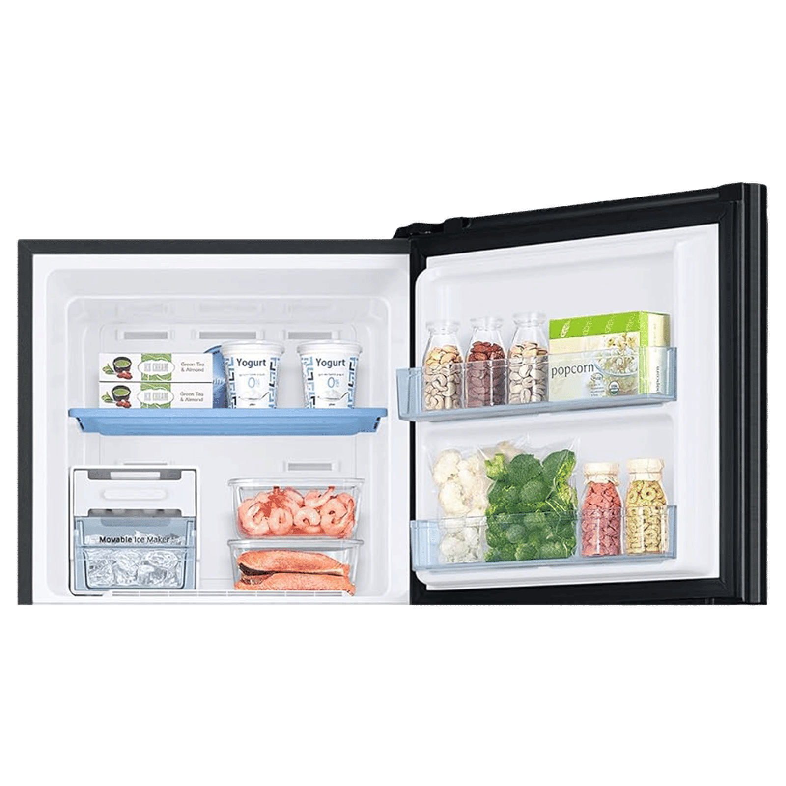 SAMSUNG 301 Litres 3 Star Frost Free Double Door Convertible Refrigerator with Twin Cooling Plus Technology (RT34C4523BX/HL, Luxe Black) SAMSUNG 301 Litres 3 Star Frost Free Double Door Convertible Refrigerator with Twin Cooling Plus Technology (RT34C4523BX/HL, Luxe Black)_12