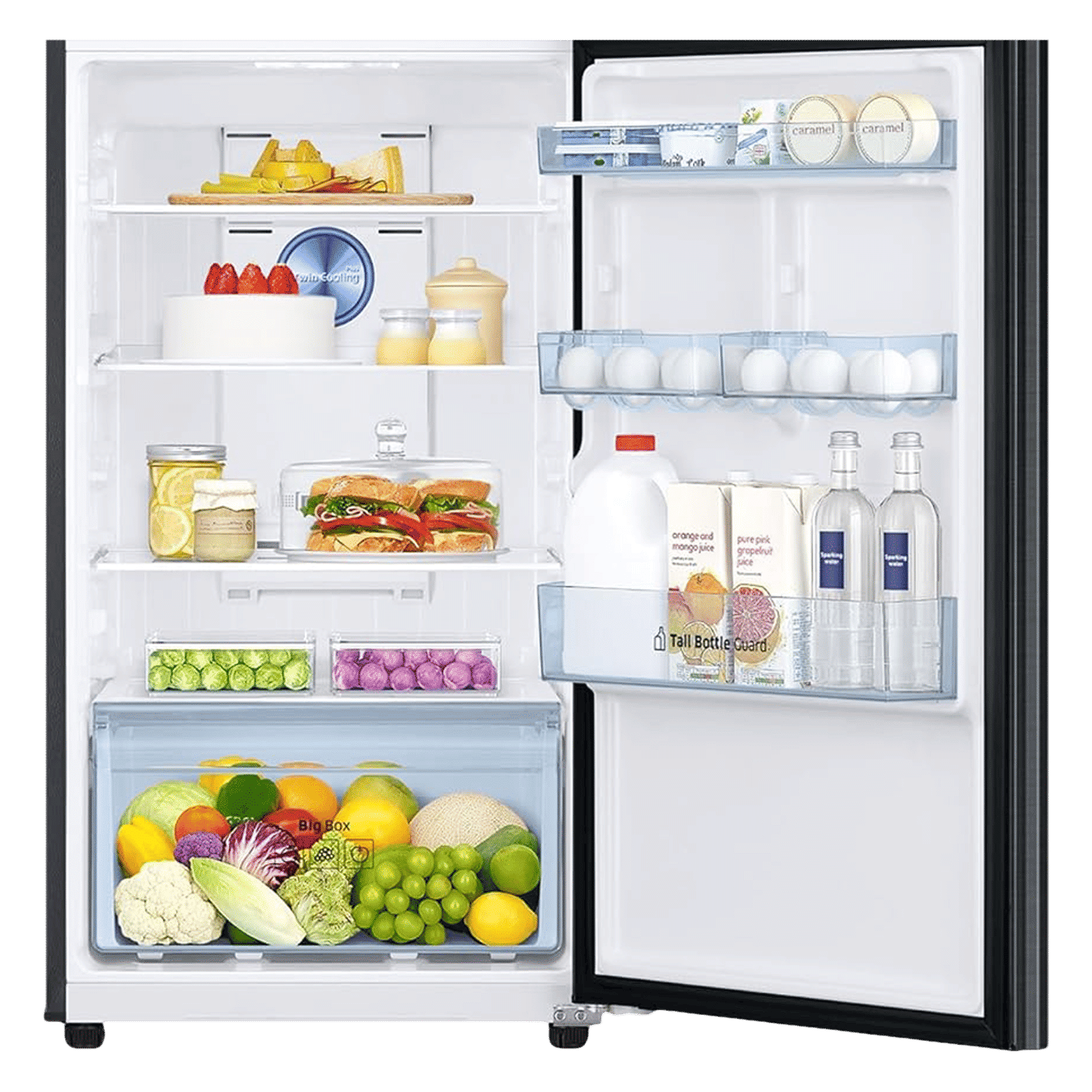SAMSUNG 301 Litres 3 Star Frost Free Double Door Convertible Refrigerator with Twin Cooling Plus Technology (RT34C4523BX/HL, Luxe Black) SAMSUNG 301 Litres 3 Star Frost Free Double Door Convertible Refrigerator with Twin Cooling Plus Technology (RT34C4523BX/HL, Luxe Black)_13