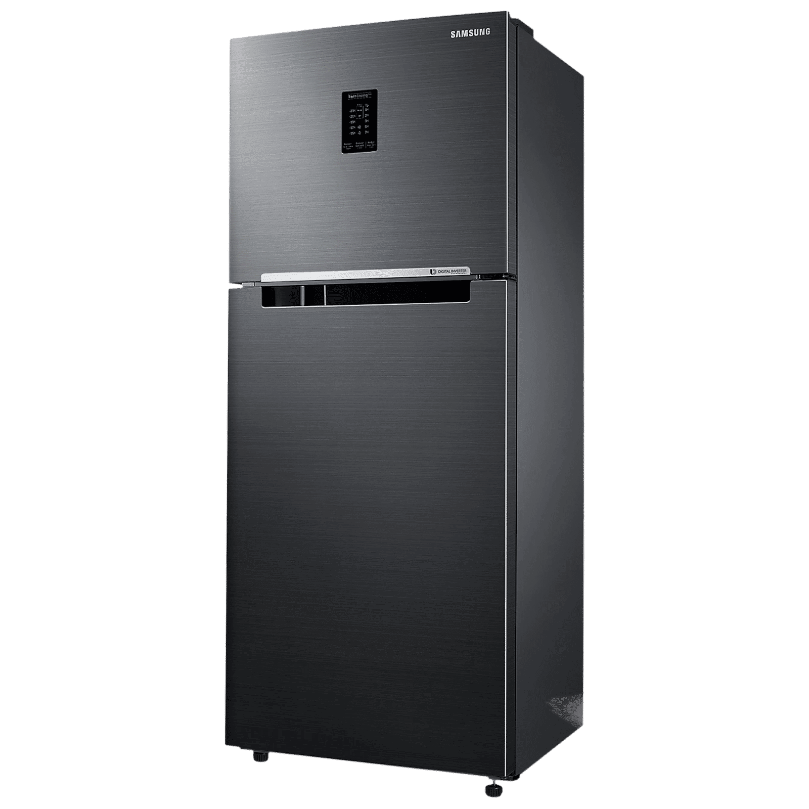 SAMSUNG 301 Litres 3 Star Frost Free Double Door Convertible Refrigerator with Twin Cooling Plus Technology (RT34C4523BX/HL, Luxe Black) SAMSUNG 301 Litres 3 Star Frost Free Double Door Convertible Refrigerator with Twin Cooling Plus Technology (RT34C4523BX/HL, Luxe Black)_4