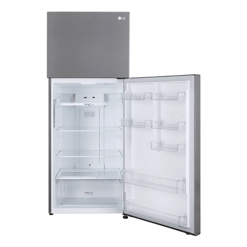 LG 446 Litres 1 Star Frost Free Double Door Convertible Refrigerator with Door Cooling Plus Technology (GL-T502CPZR, Shiny Steel) LG 446 Litres 1 Star Frost Free Double Door Convertible Refrigerator with Door Cooling Plus Technology (GL-T502CPZR, Shiny Steel)_12