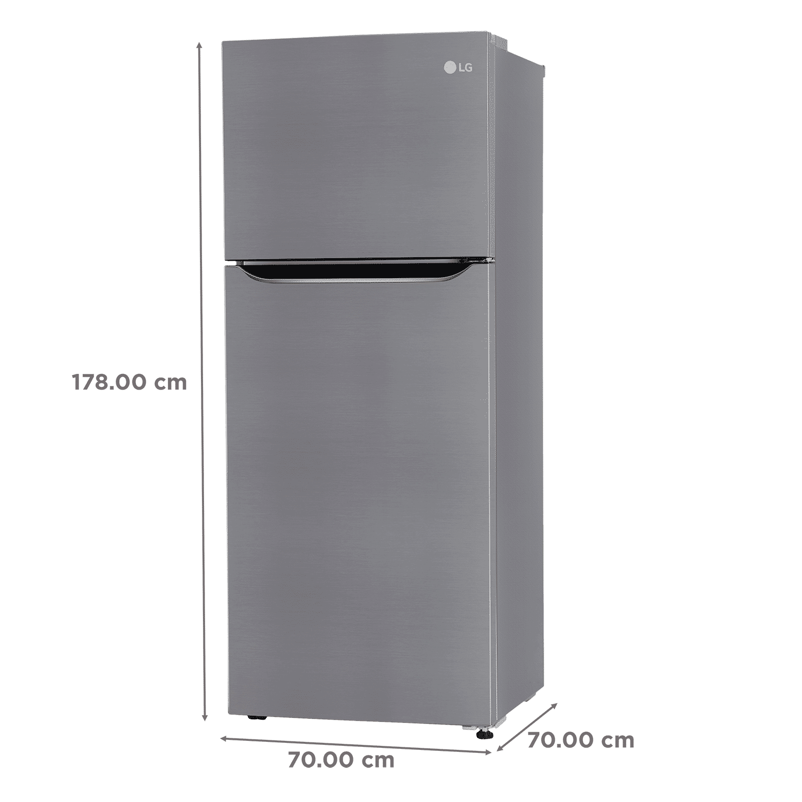 LG 446 Litres 1 Star Frost Free Double Door Convertible Refrigerator with Door Cooling Plus Technology (GL-T502CPZR, Shiny Steel)_3