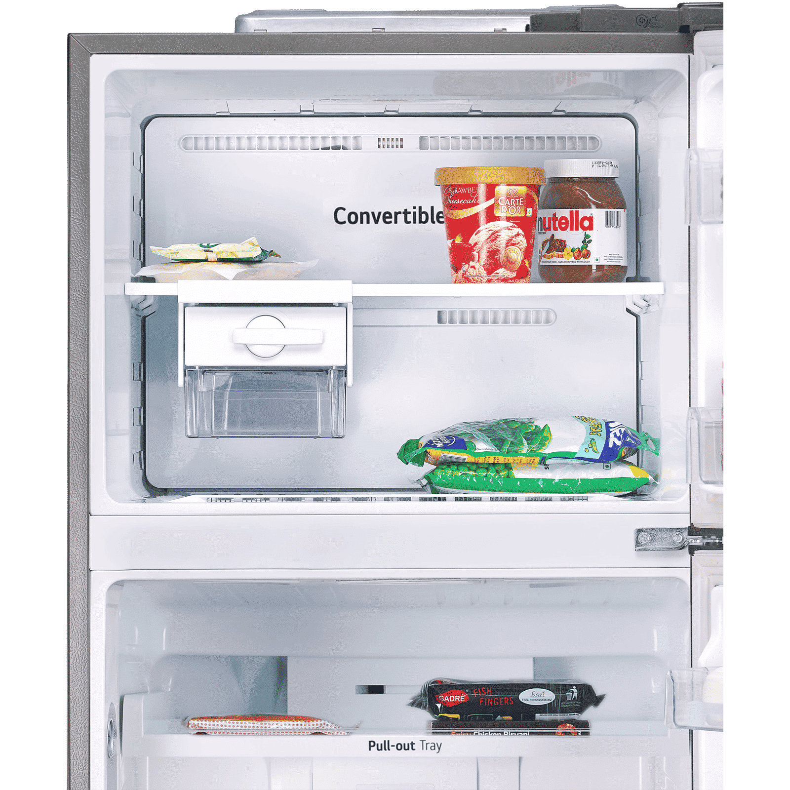 LG 446 Litres 1 Star Frost Free Double Door Convertible Refrigerator with Door Cooling Plus Technology (GL-T502CPZR, Shiny Steel)_7