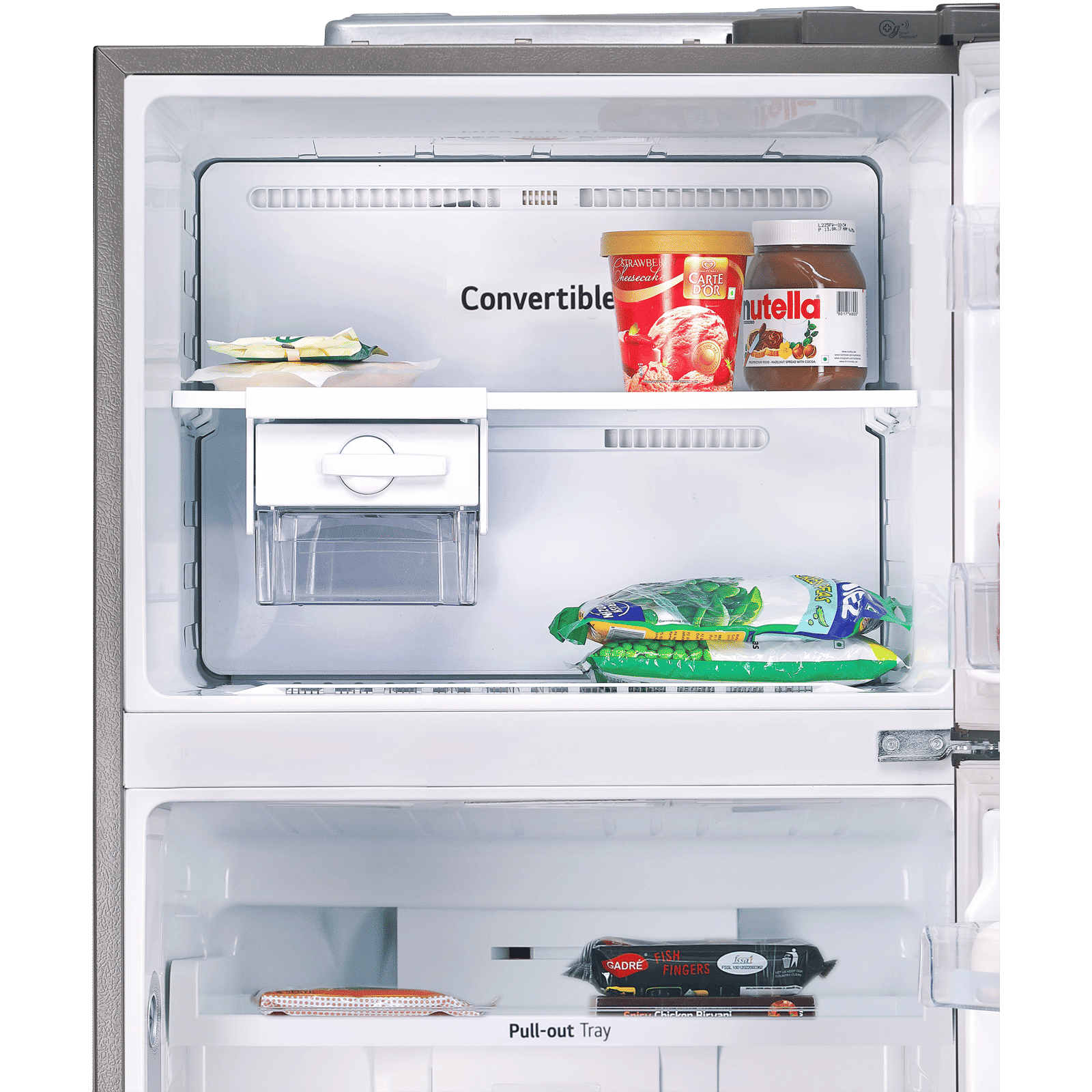 LG 446 Litres 1 Star Frost Free Double Door Convertible Refrigerator with Door Cooling Plus Technology (GL-T502CPZR, Shiny Steel) LG 446 Litres 1 Star Frost Free Double Door Convertible Refrigerator with Door Cooling Plus Technology (GL-T502CPZR, Shiny Steel)_7