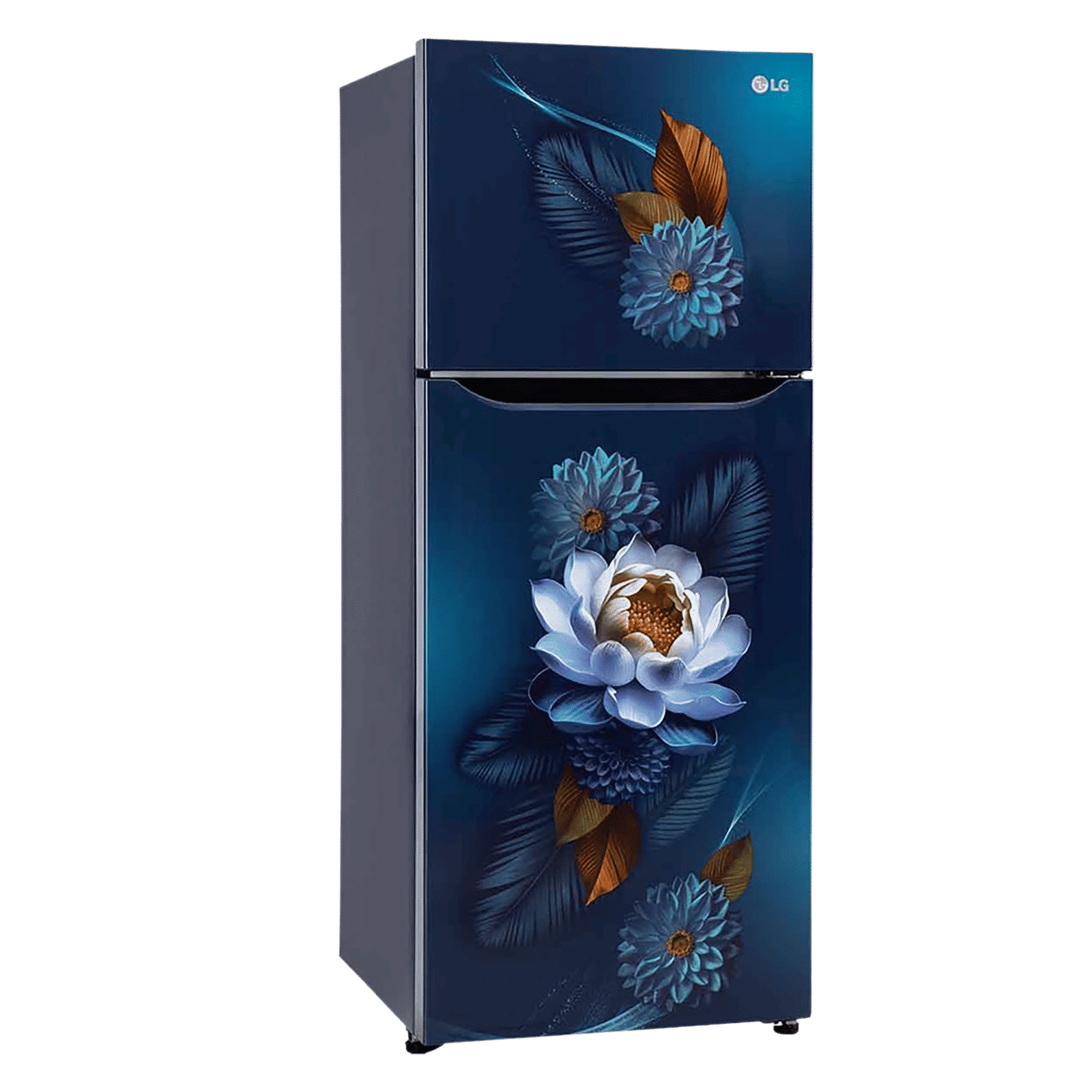 LG 240 Litres 2 Star Frost Free Double Door Convertible Refrigerator with Smart Diagnosis (GL-S292SBWY, Blue Water Lily)_4