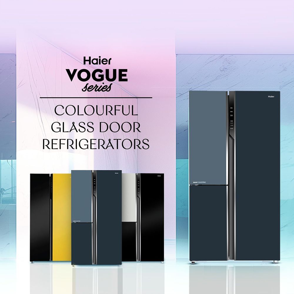 Haier Vogue Series 598 Litres 3 Star Frost Free Side by Side Refrigerator with Expert Inverter Technology (HRT-683GOG, Grey Onyx Glass)_15