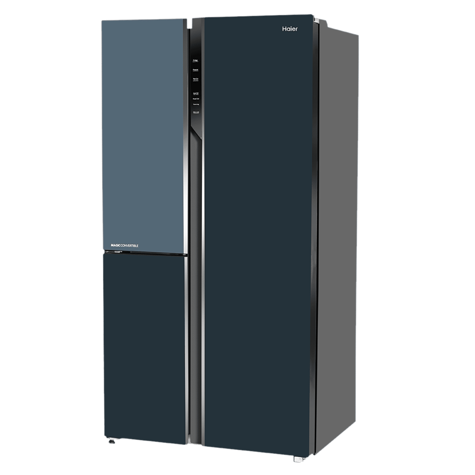 Haier Vogue Series 598 Litres 3 Star Frost Free Side by Side Refrigerator with Expert Inverter Technology (HRT-683GOG, Grey Onyx Glass)_4