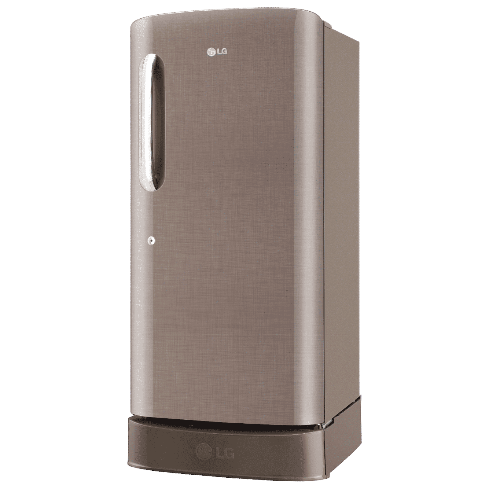 LG 210 Litres 3 Star Direct Cool Single Door Refrigerator with Stabilizer Free Operation (GL-D231AFSD, Fawn Steel)_4